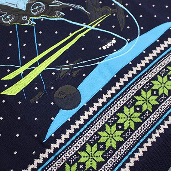 Star Wars X-Wing Battle of Yavin Jumper / Ugly Christmas Sweater - XS - Image 4