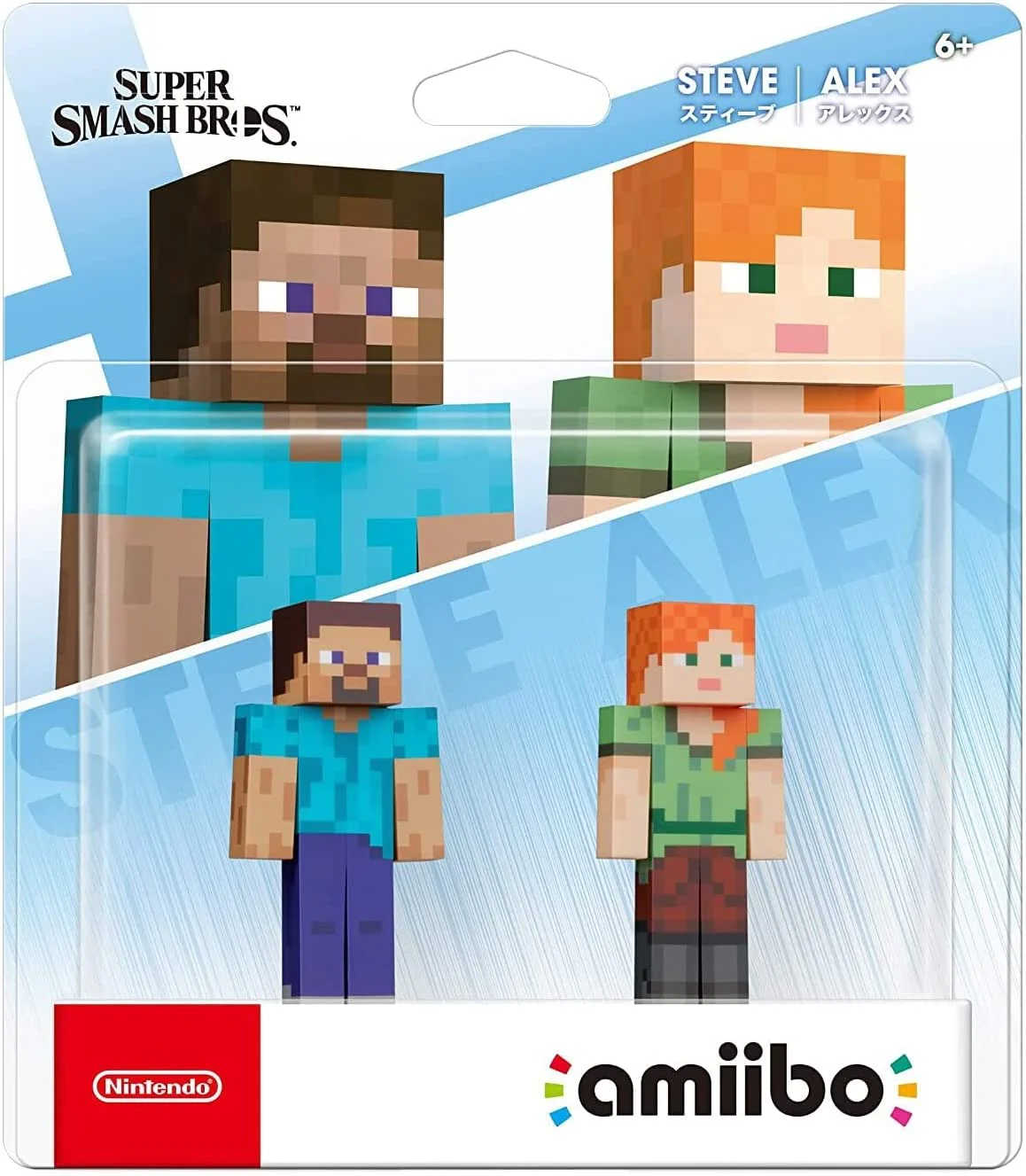 amiibo Super Smash Bros. Steve & Alex 2-Pack