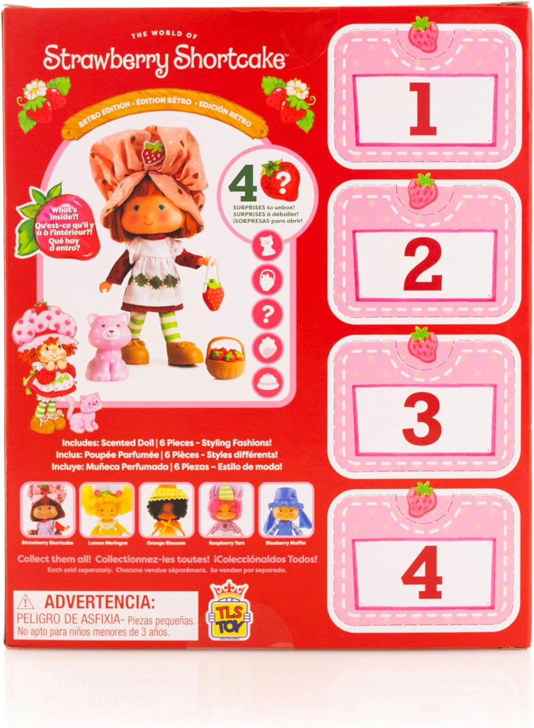 Strawberry Shortcake 5.5" Retro Fashion Doll - Image 2