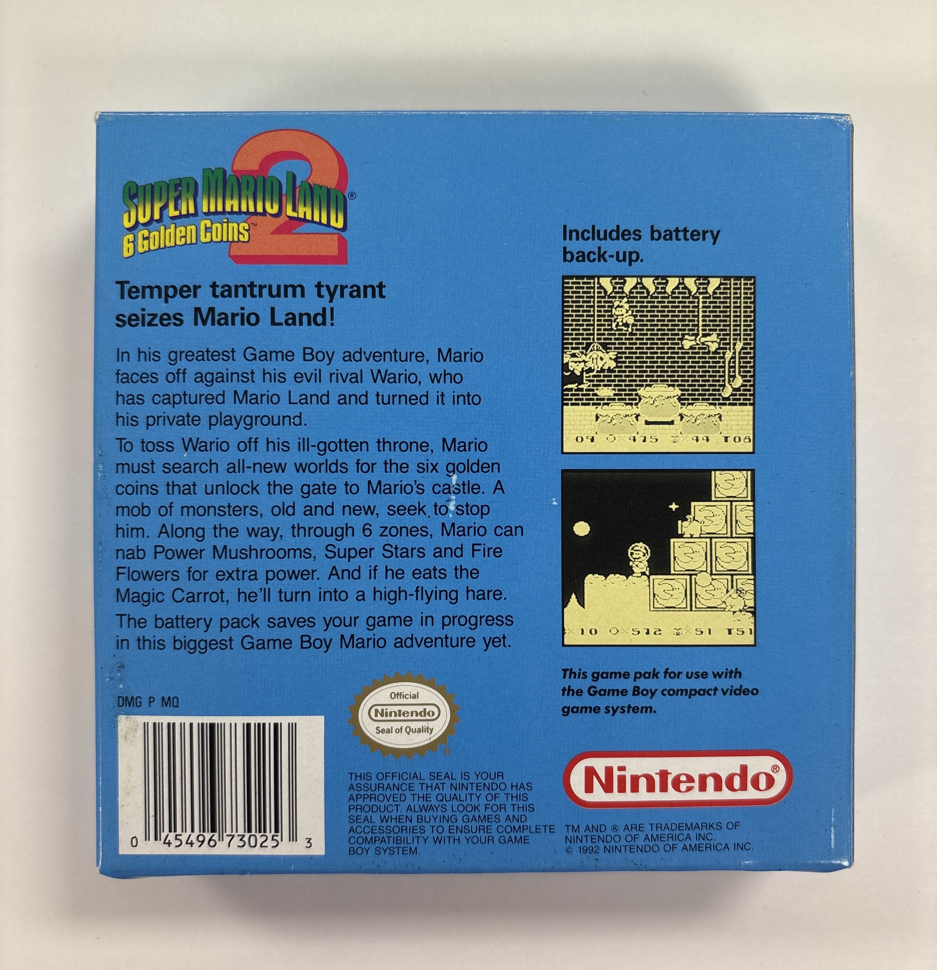 Super Mario Land 2: 6 Golden Coins - Game Boy Box & Manual Only No Game - Image 3