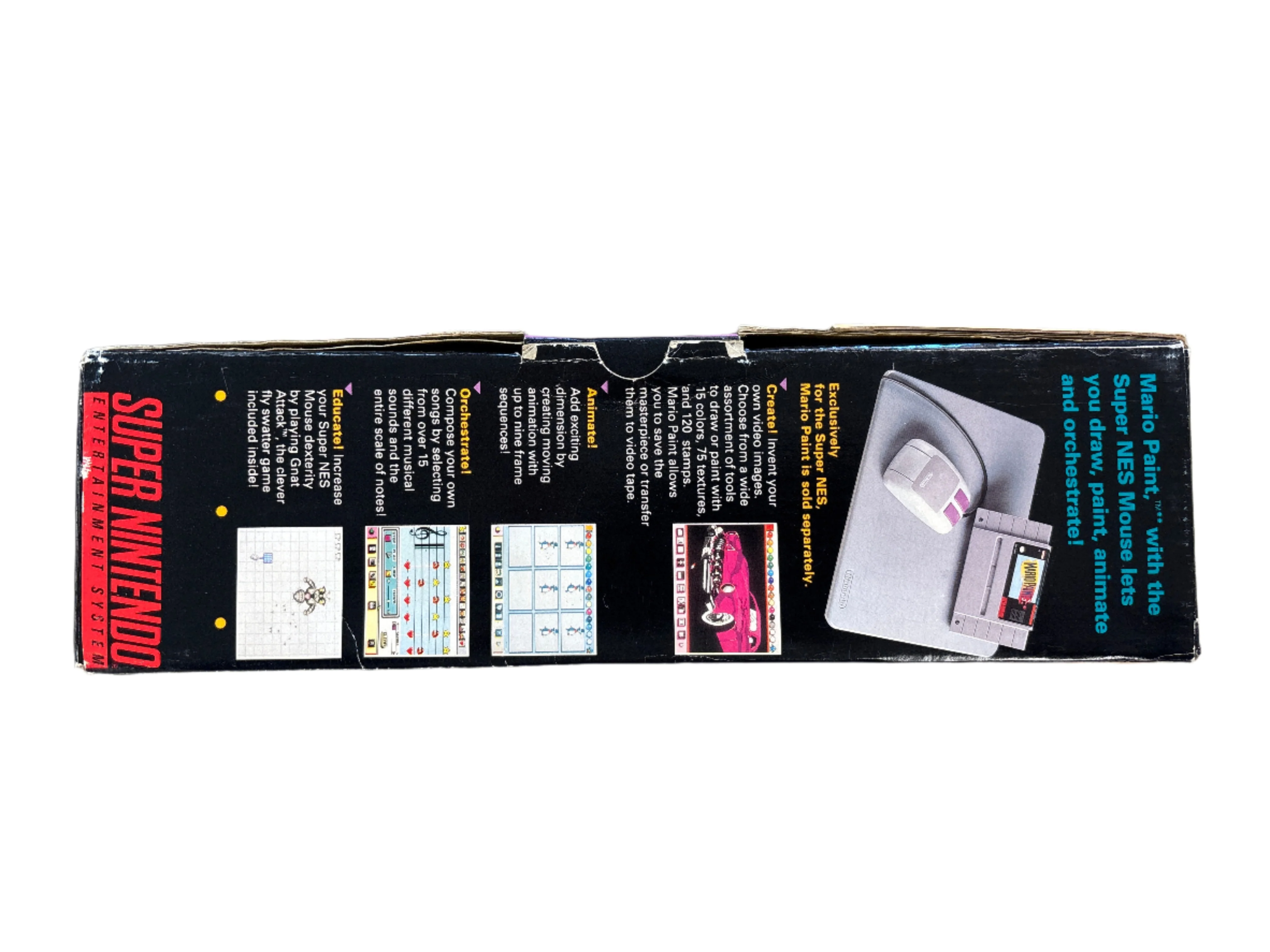Super NES Control Set - Super Nintendo SNES Box Only - Image 4