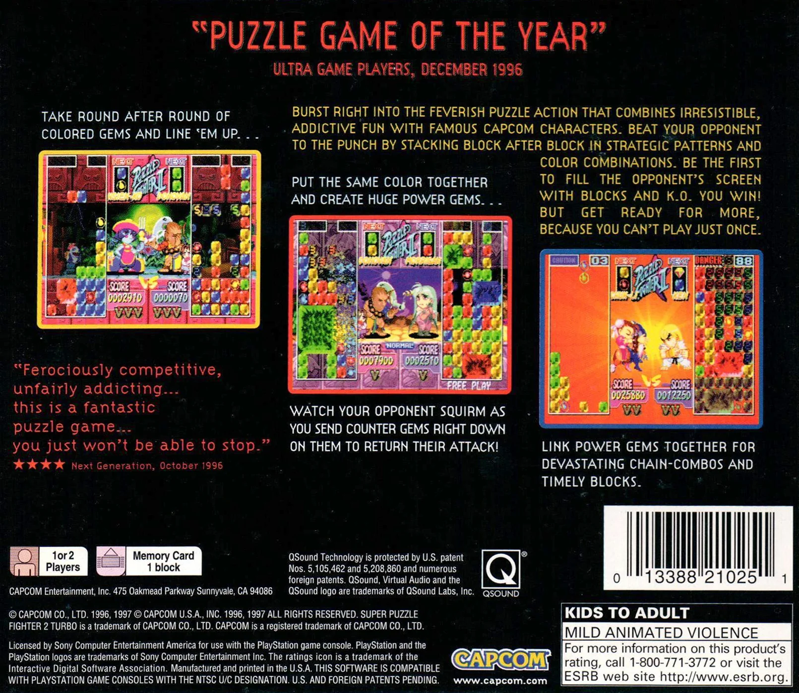 Super Puzzle Fighter II Turbo - PlayStation - Image 2