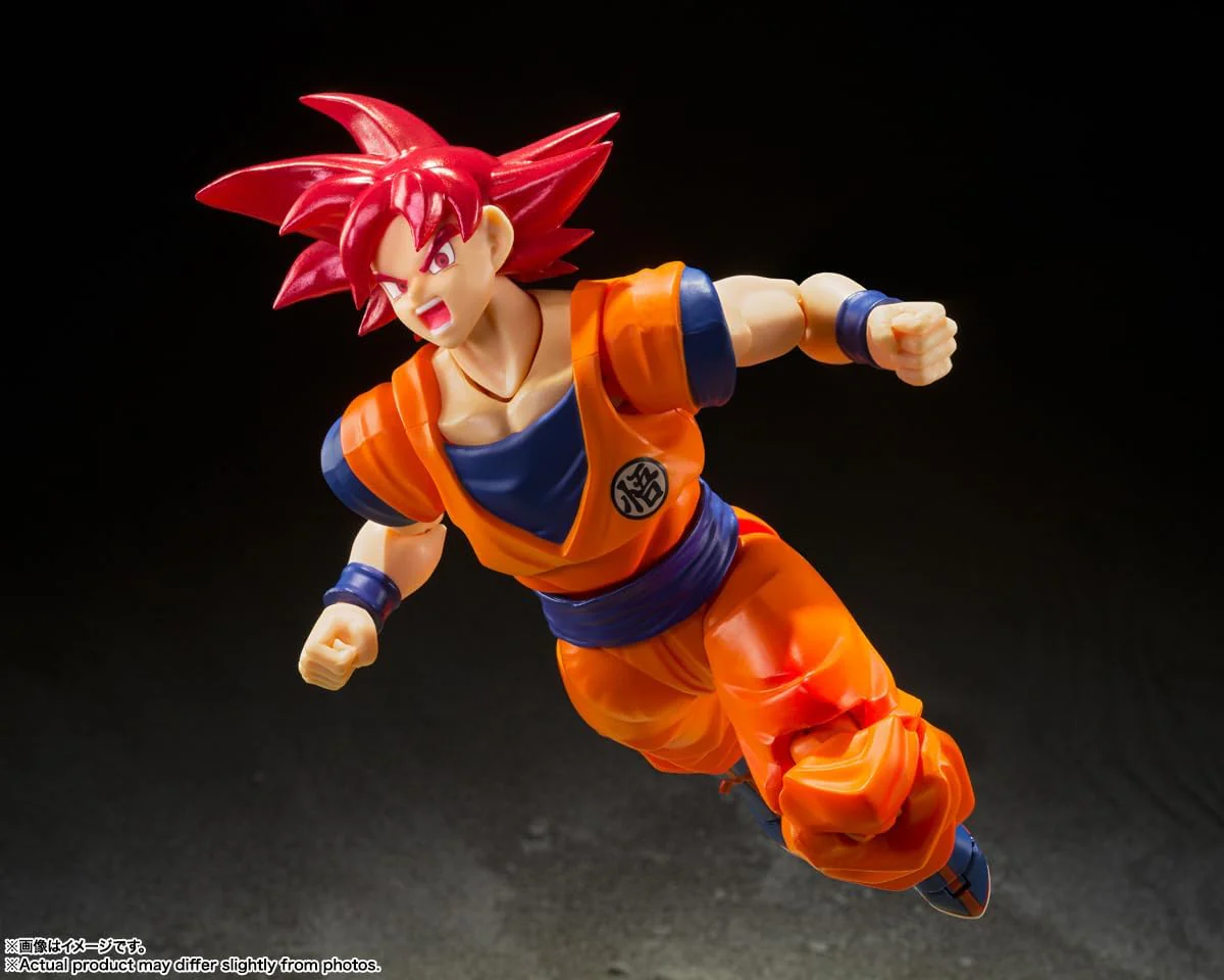 S.H.Figuarts Dragon Ball Super Super Saiyan God Son Goku Action Figure - Image 2