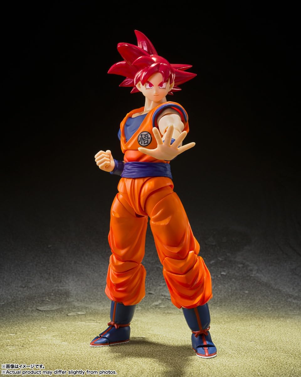 S.H.Figuarts Dragon Ball Super Super Saiyan God Son Goku Action Figure - Image 6