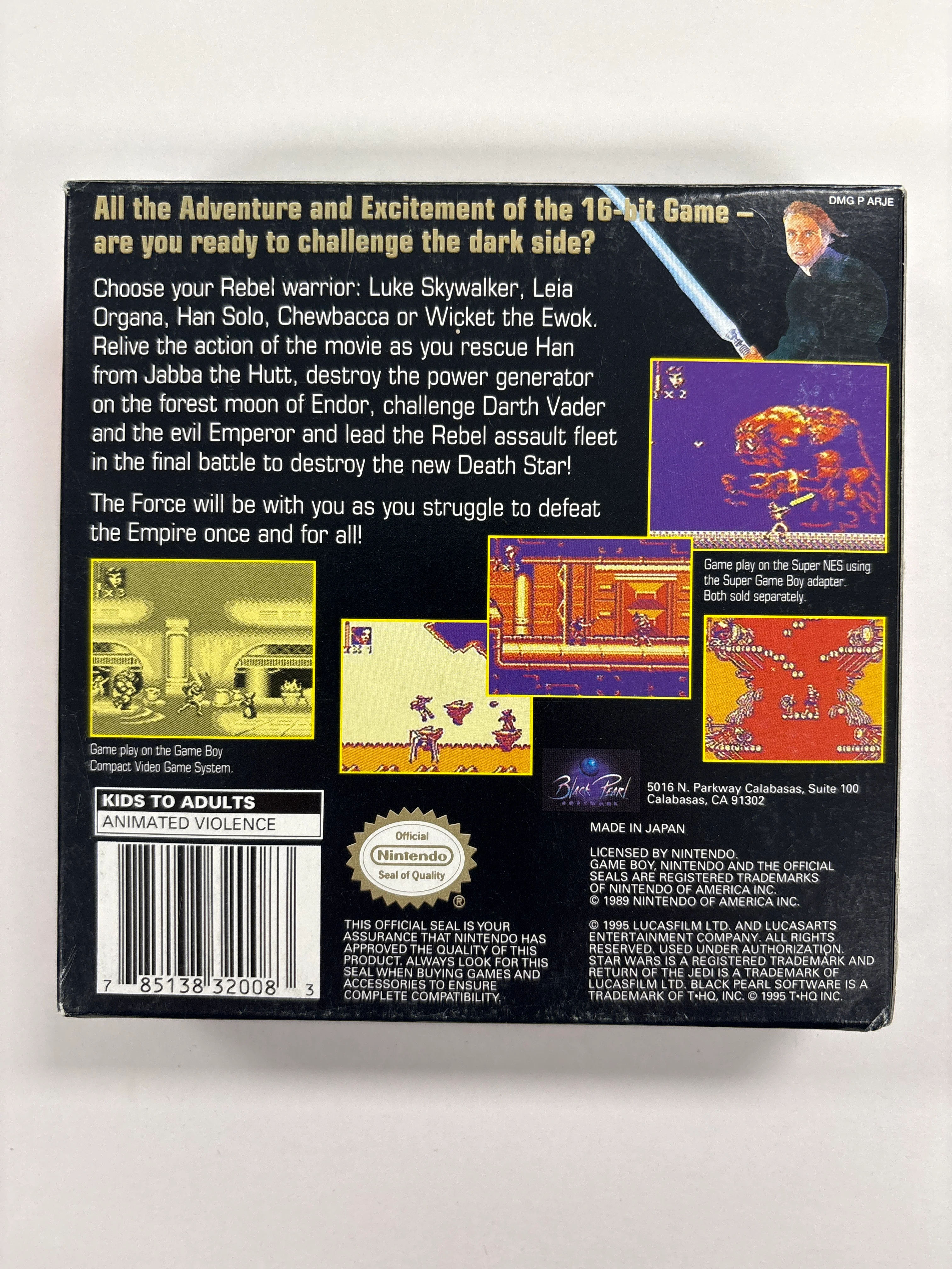 Super Star Wars: Return of the Jedi - Game Boy Box & Inserts Only No Game or Manual - Image 3