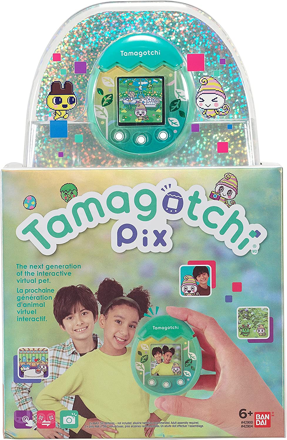 Tamagotchi Pix - Nature (Green) Digital Pet - Image 2