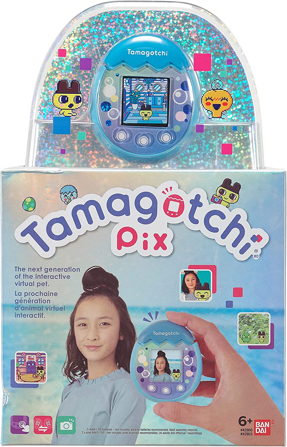 Tamagotchi Pix - Ocean (Blue) Digital Pet - Image 3