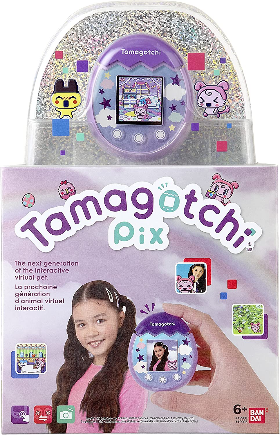 Tamagotchi Pix - Sky (Purple) Digital Pet - Image 6
