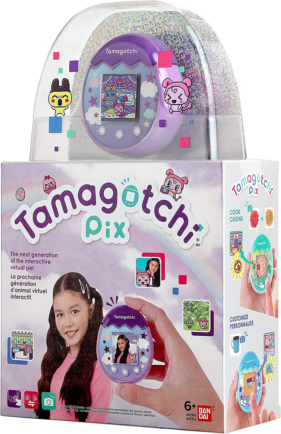 Tamagotchi Pix - Sky (Purple) Digital Pet - Image 7