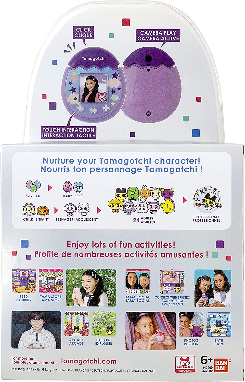 Tamagotchi Pix - Sky (Purple) Digital Pet - Image 8