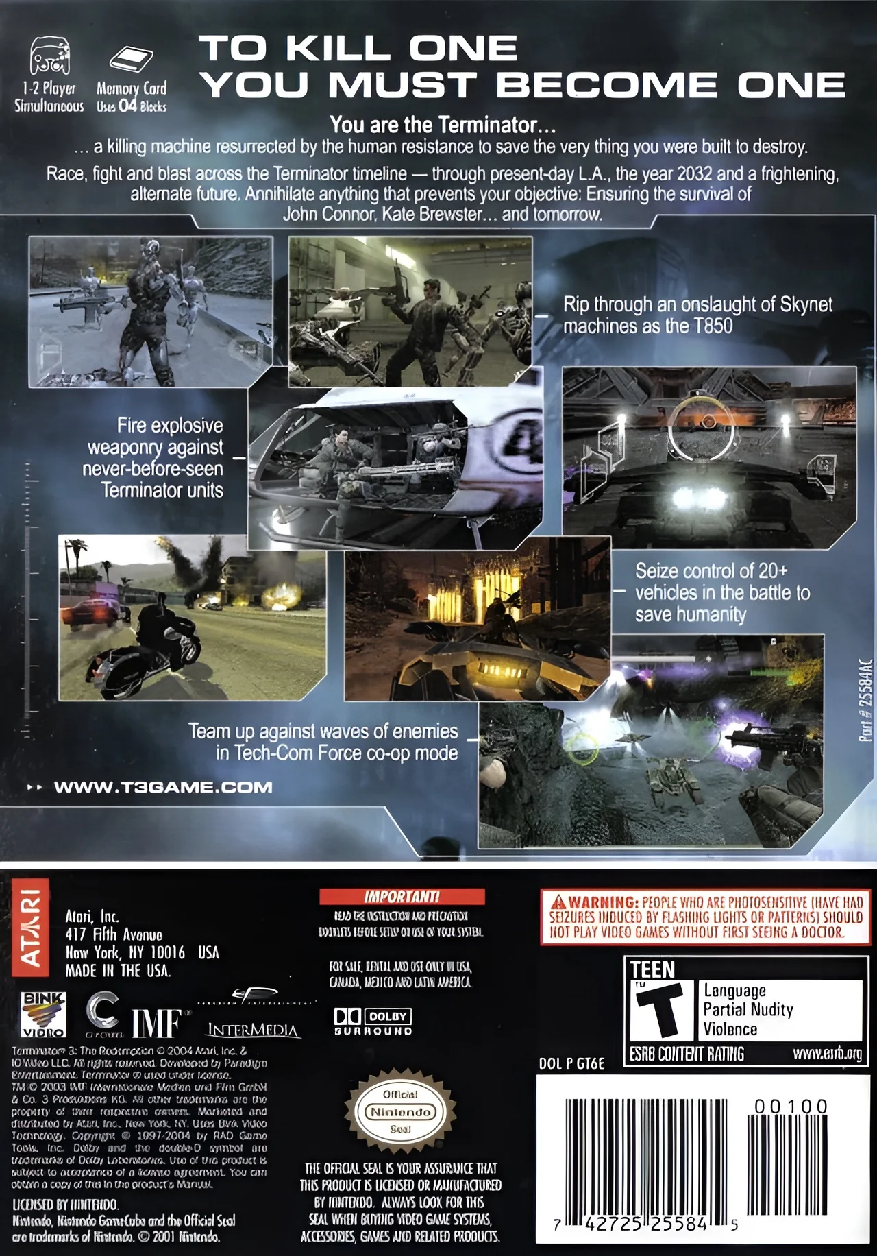 Terminator 3 Redemption - GameCube - Image 2