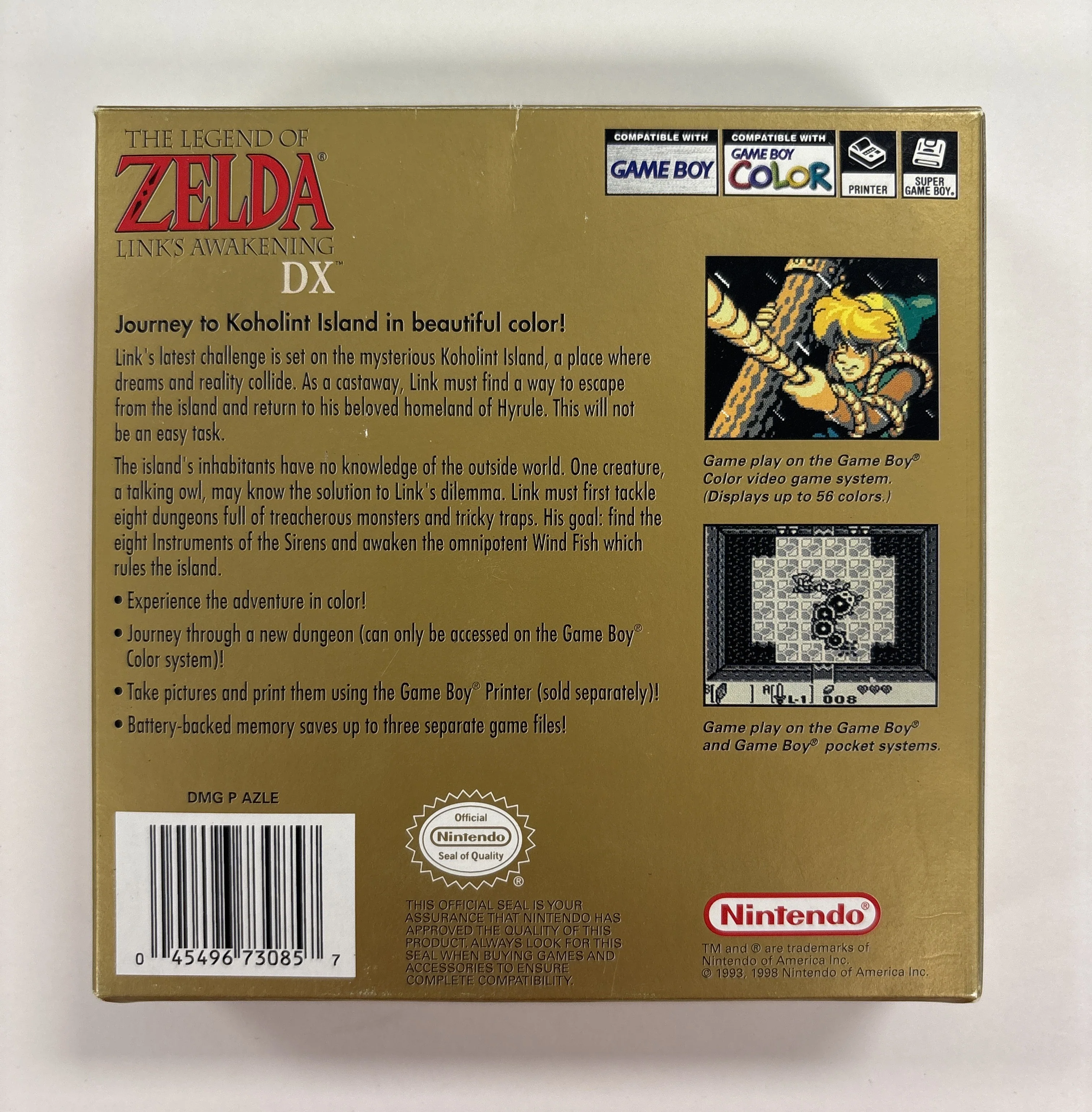 The Legend of Zelda: Link's Awakening DX - Game Boy Color Box & Manuals Only No Game - Image 3