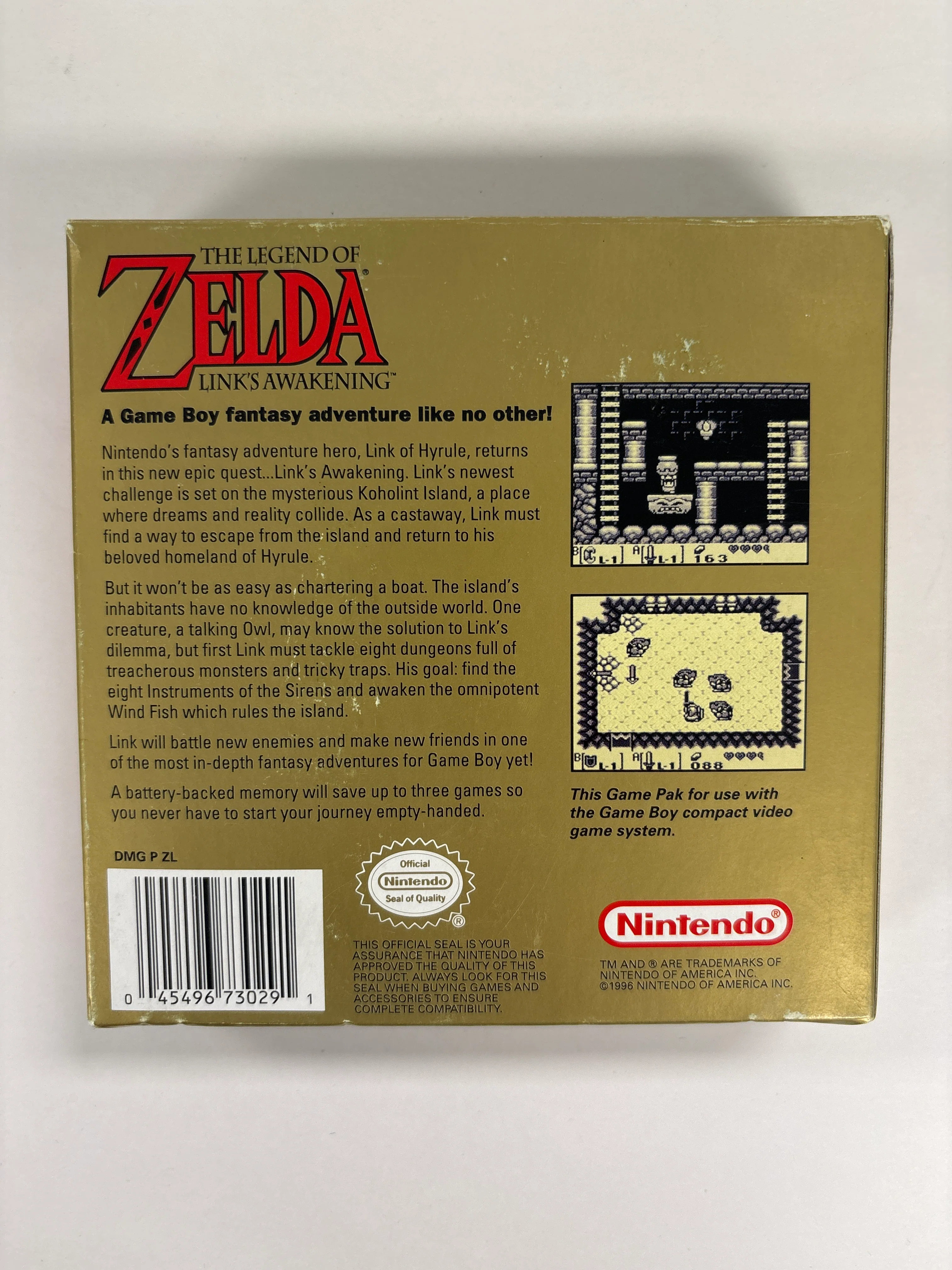 The Legend of Zelda: Link's Awakening - Game Boy Box & Inserts Only No Game or Manual - Image 3
