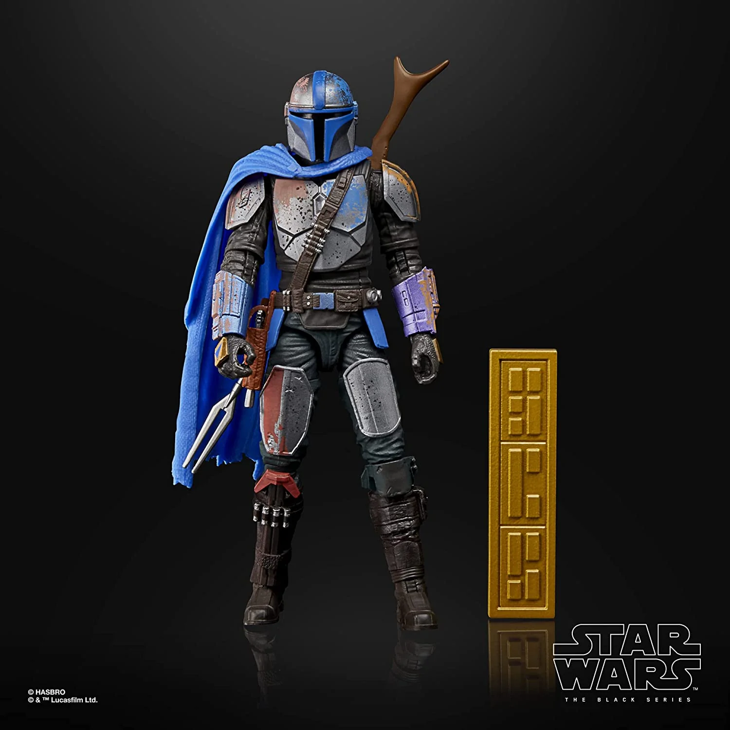 Star Wars: The Black Series - The Mandalorian Blue (Credit Collection) Action Figure - Image 3