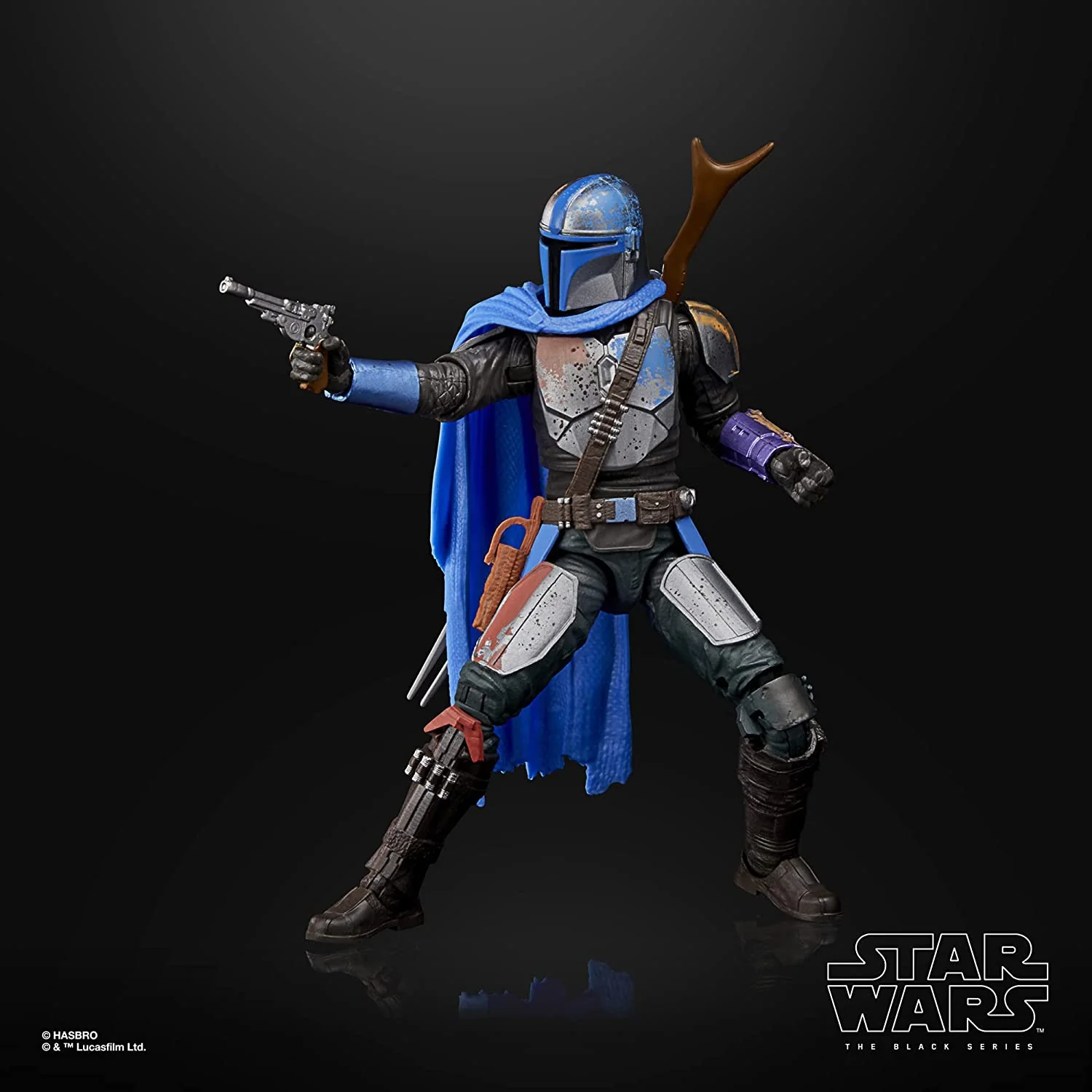 Star Wars: The Black Series - The Mandalorian Blue (Credit Collection) Action Figure - Image 4