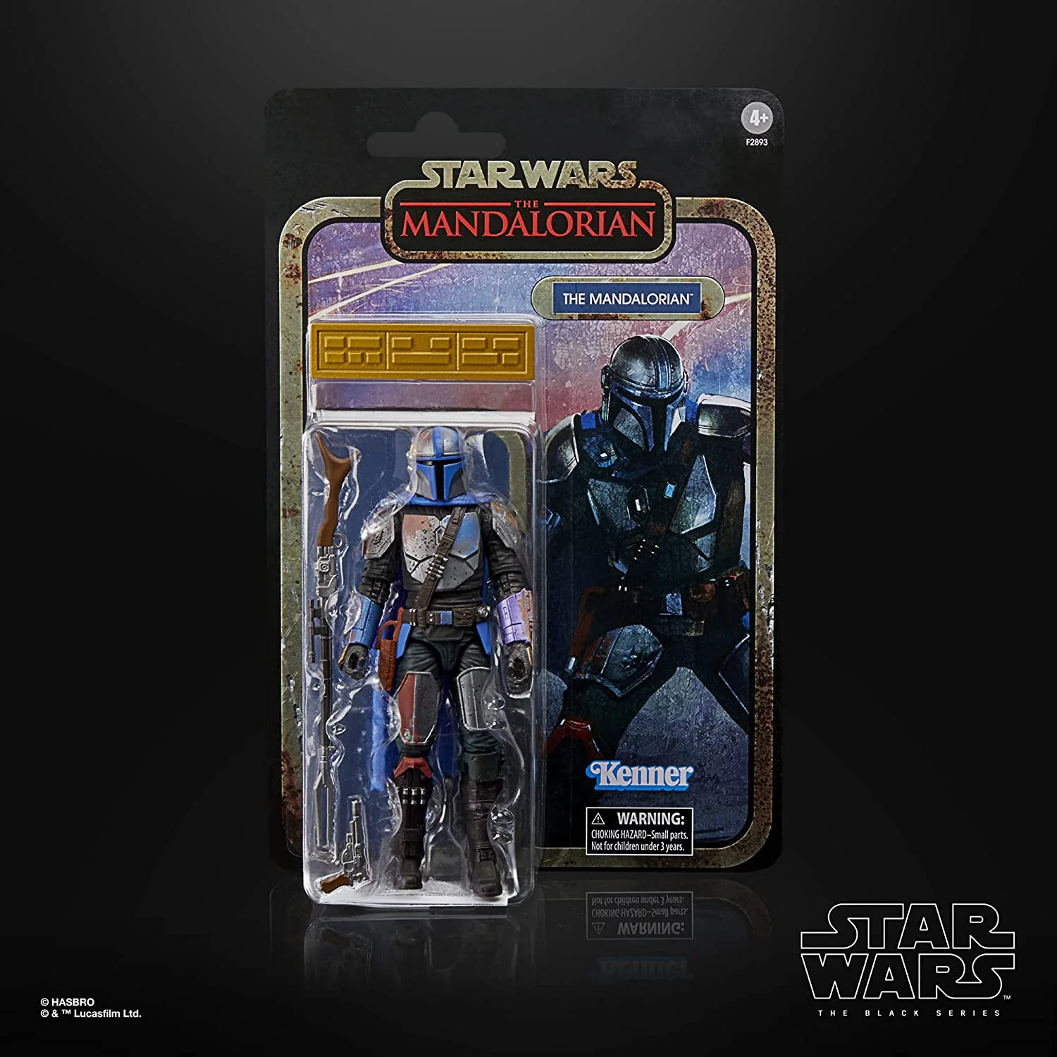 Star Wars: The Black Series - The Mandalorian Blue (Credit Collection) Action Figure - Image 5