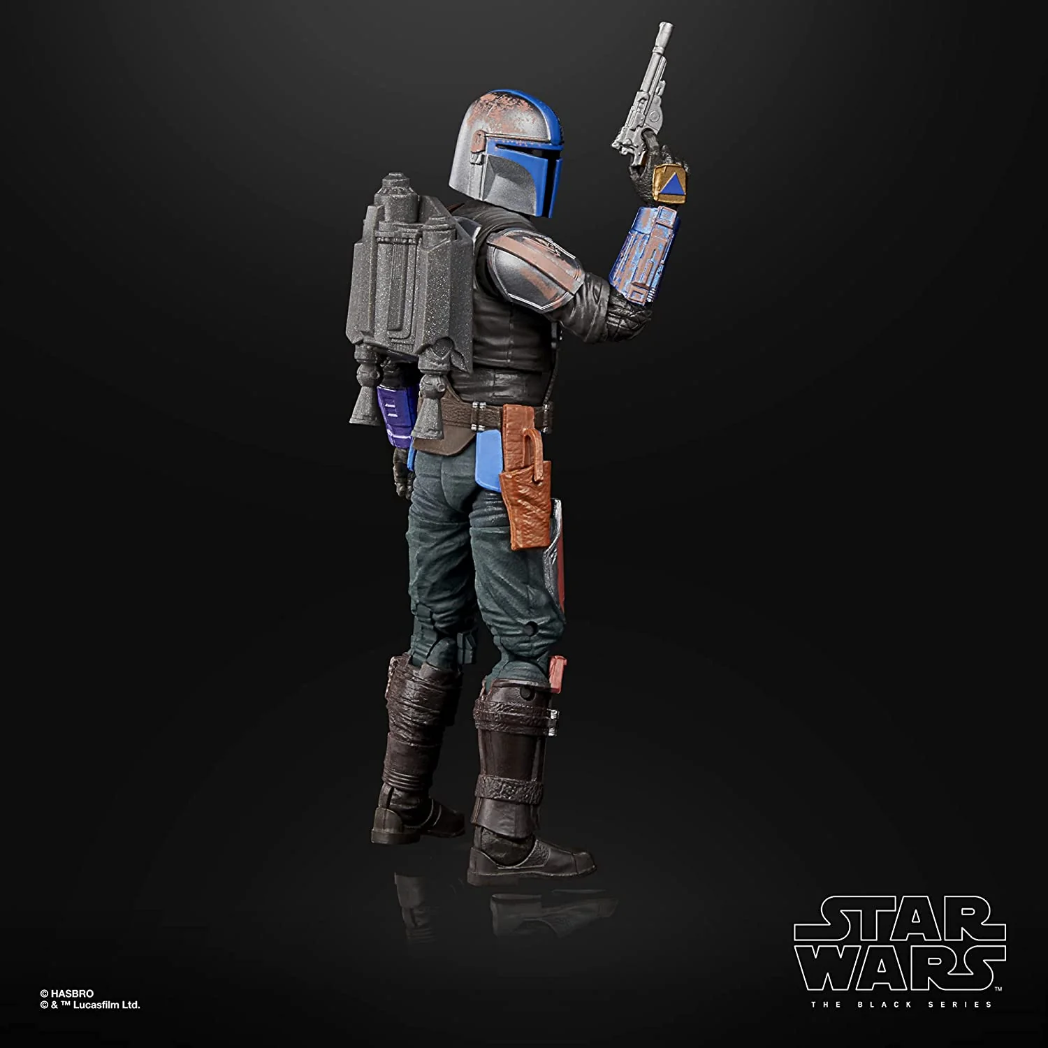 Star Wars: The Black Series - The Mandalorian Blue (Credit Collection) Action Figure - Image 7