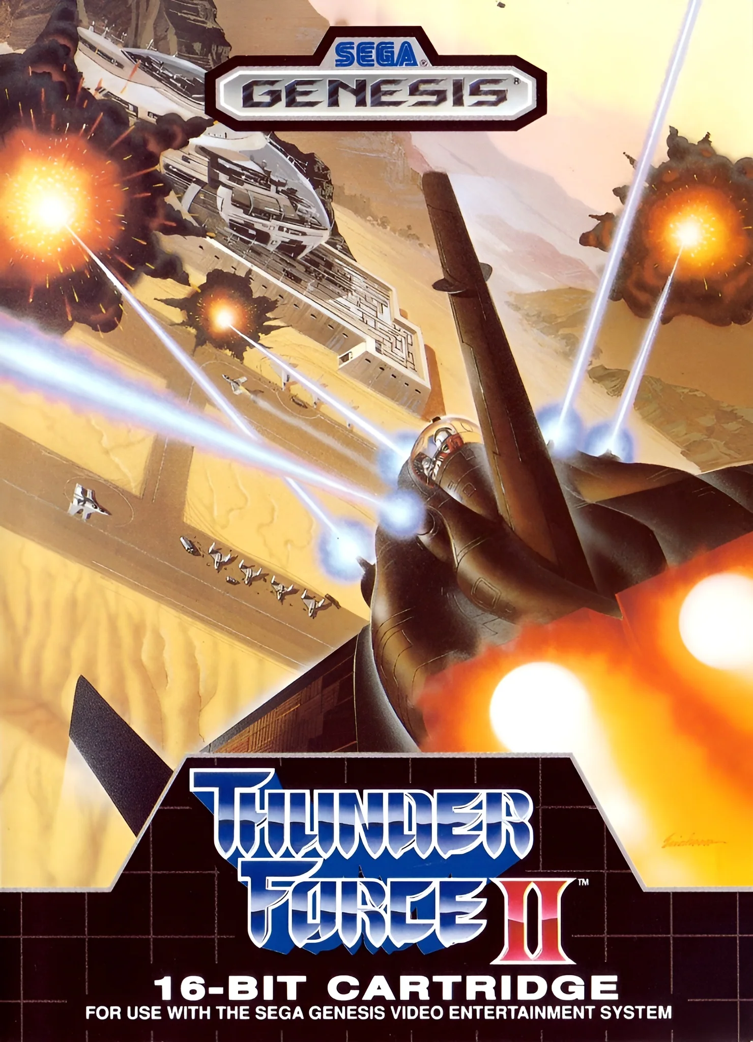 Thunder Force II - Sega Genesis
