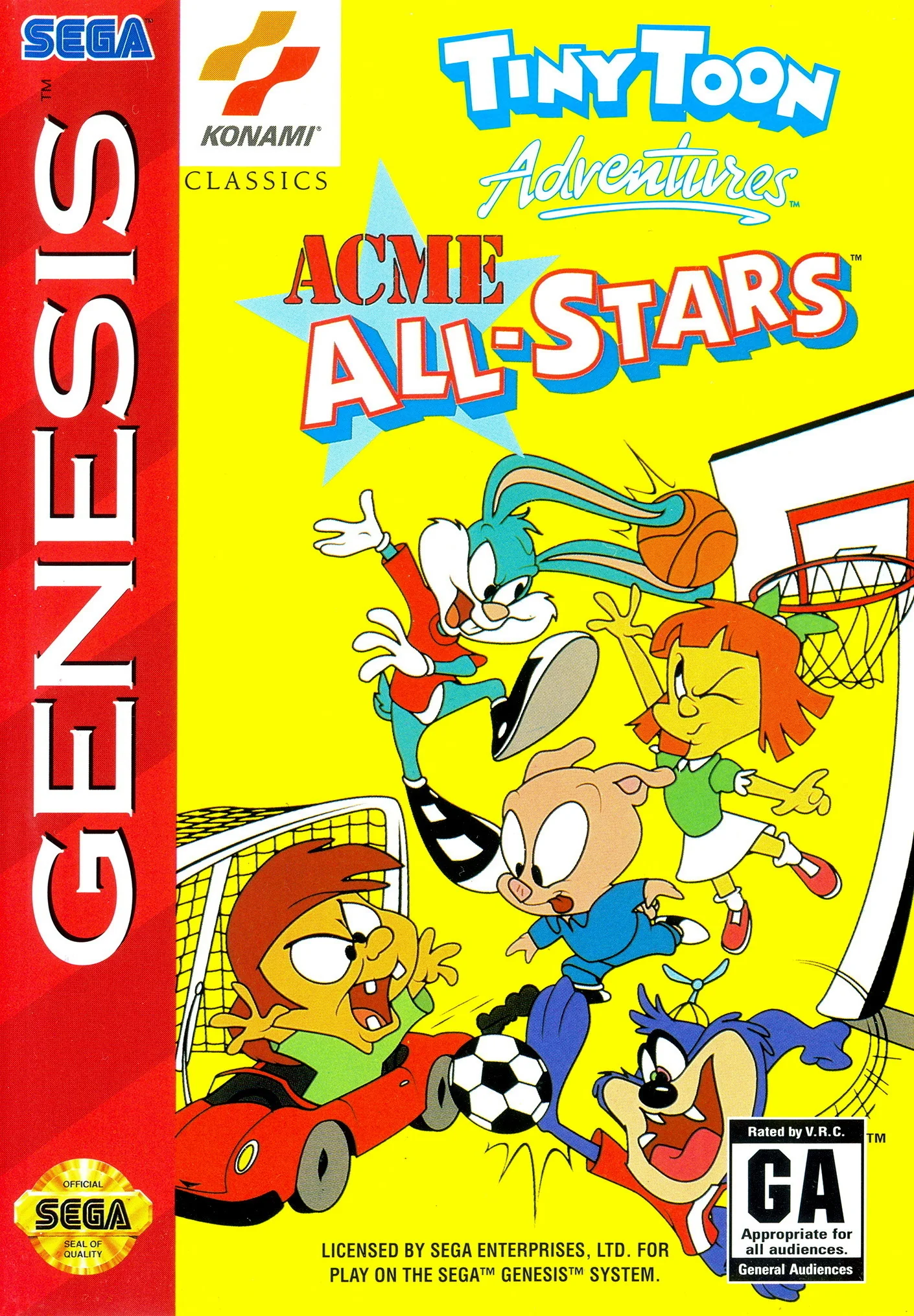 Tiny Toon Adventures ACME All-Stars - Sega Genesis