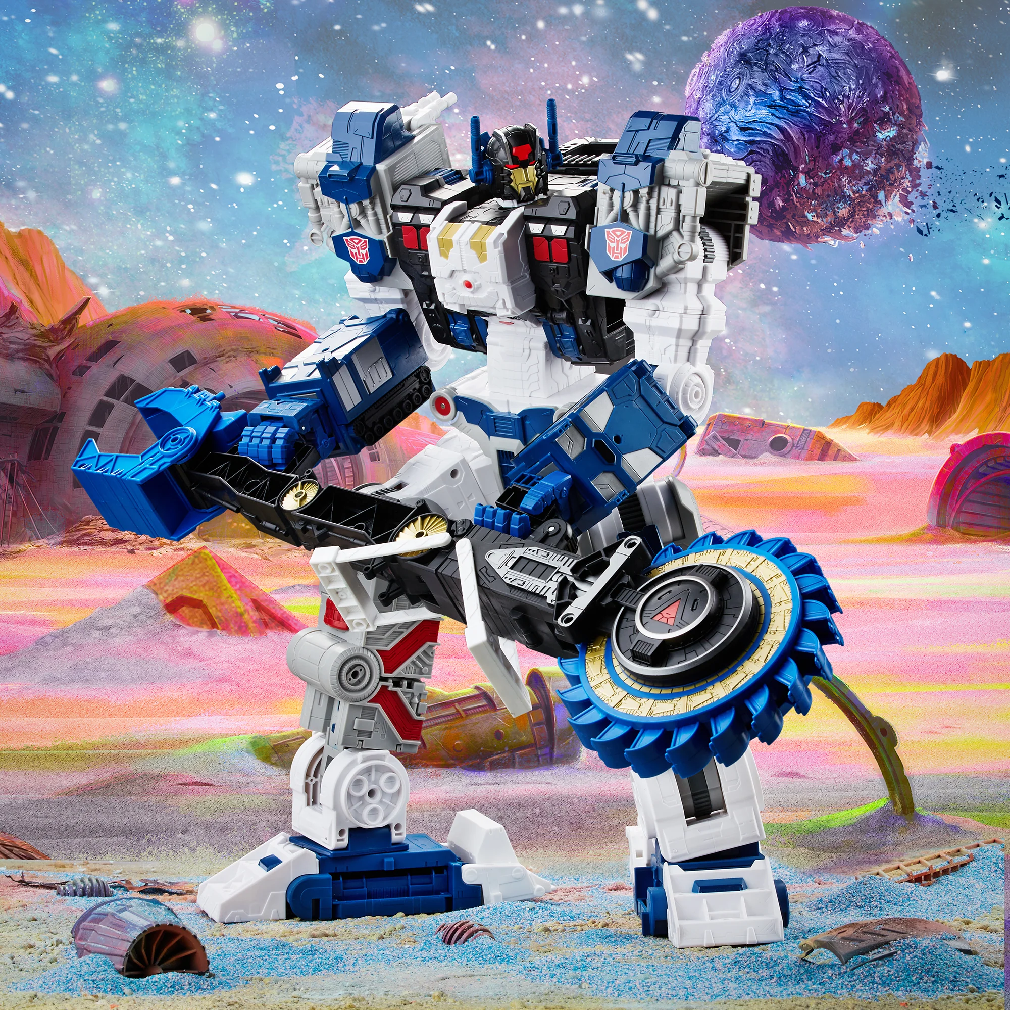 Transformers Generations Legacy Series Titan Cybertron Universe Metroplex 22" Action Figure