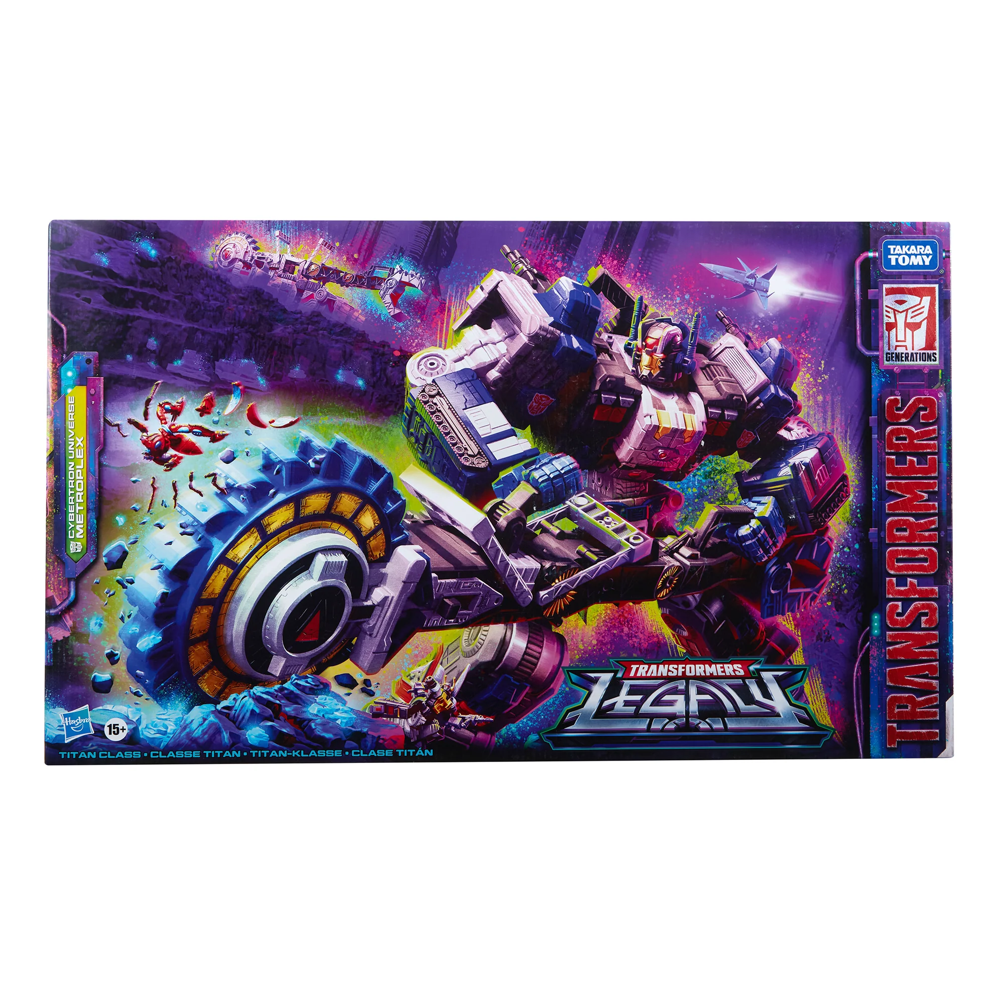 Transformers Generations Legacy Series Titan Cybertron Universe Metroplex 22" Action Figure - Image 10