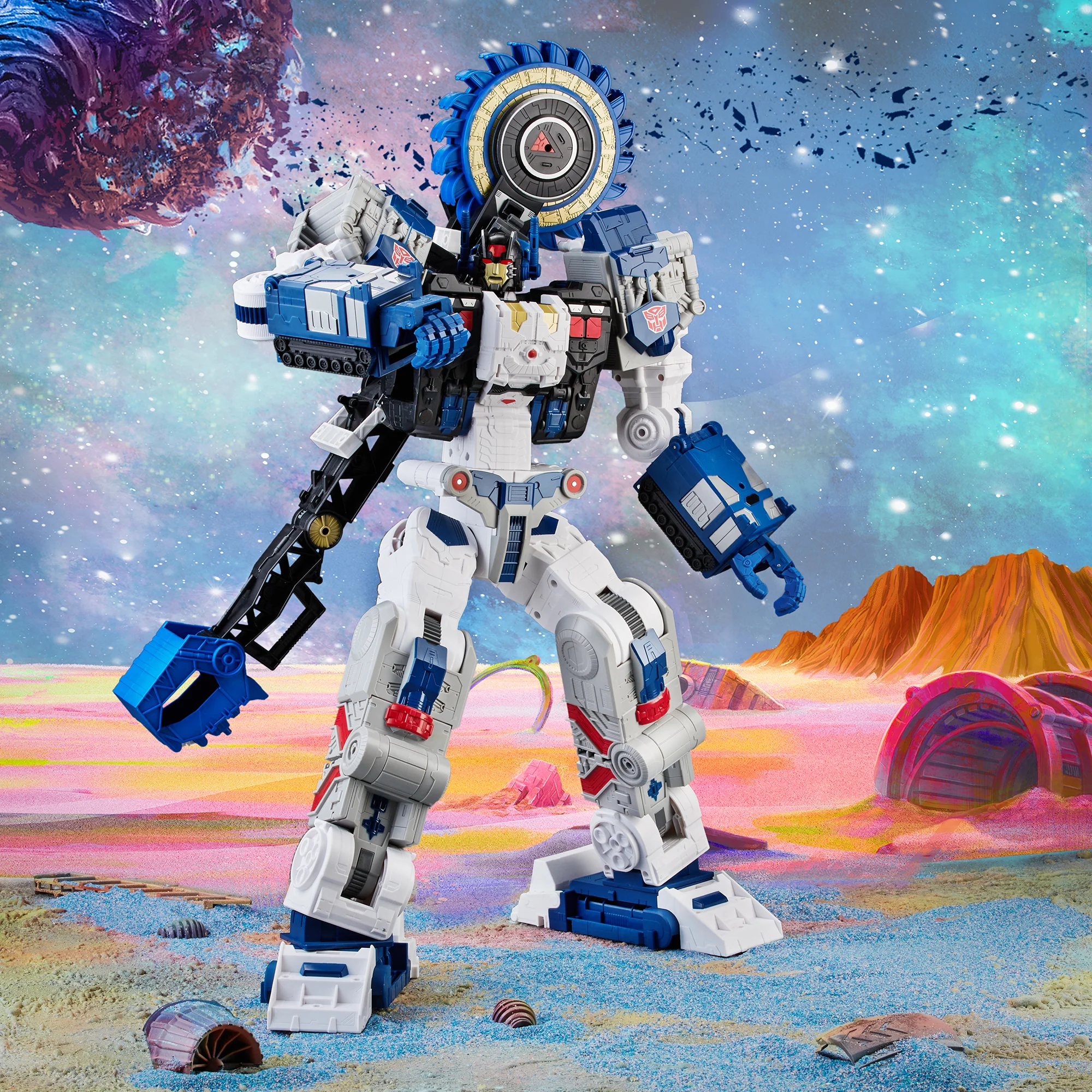Transformers Generations Legacy Series Titan Cybertron Universe Metroplex 22" Action Figure - Image 2