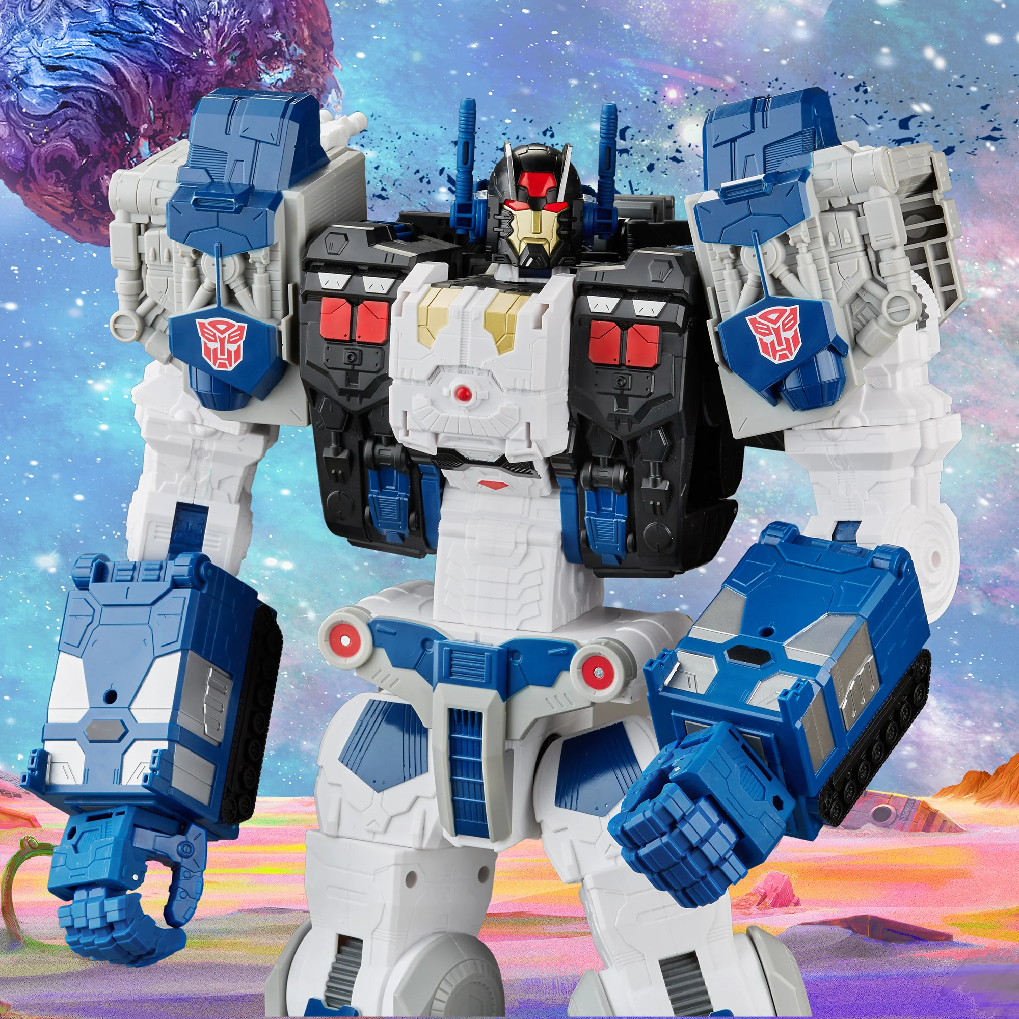 Transformers Generations Legacy Series Titan Cybertron Universe Metroplex 22" Action Figure - Image 4