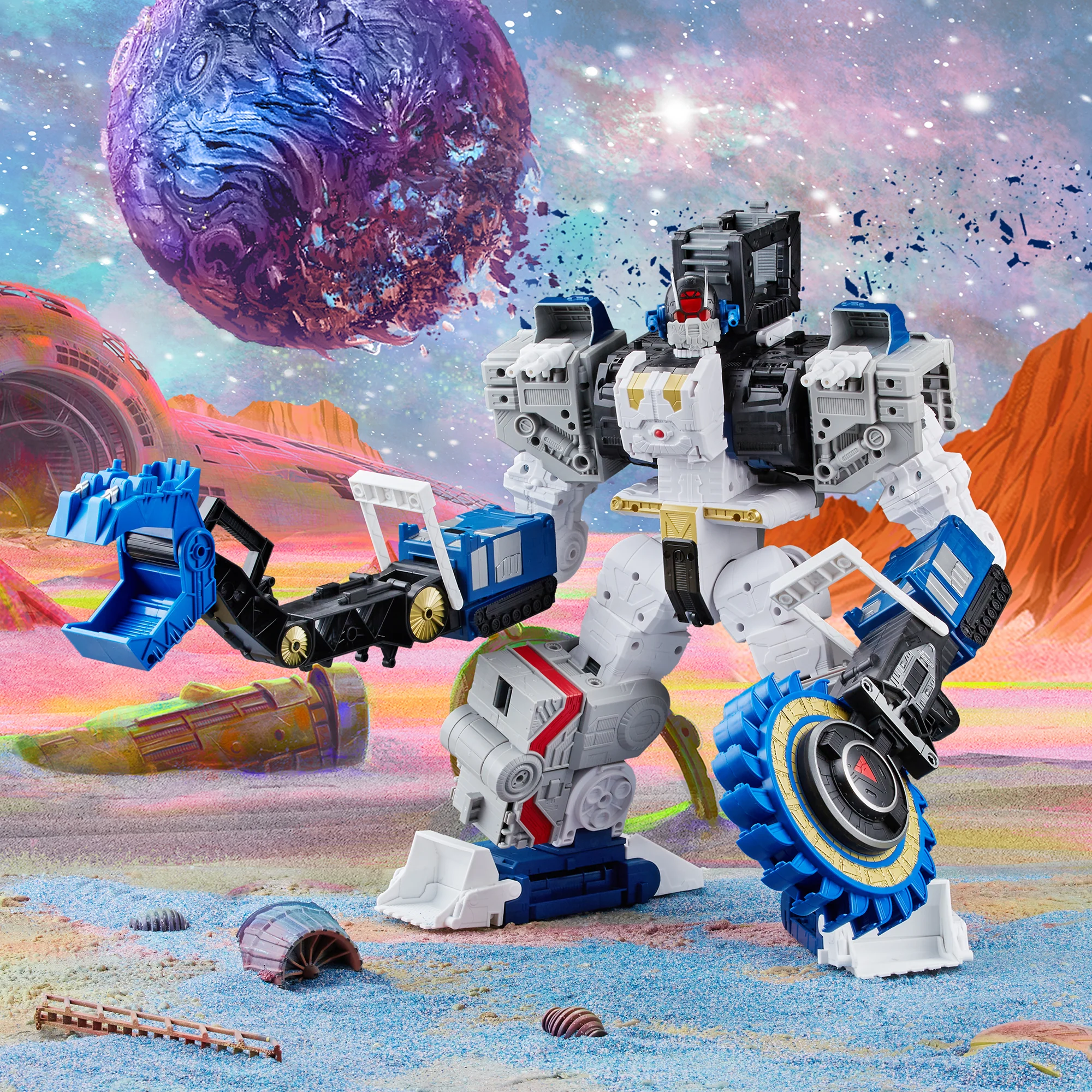 Transformers Generations Legacy Series Titan Cybertron Universe Metroplex 22" Action Figure - Image 5