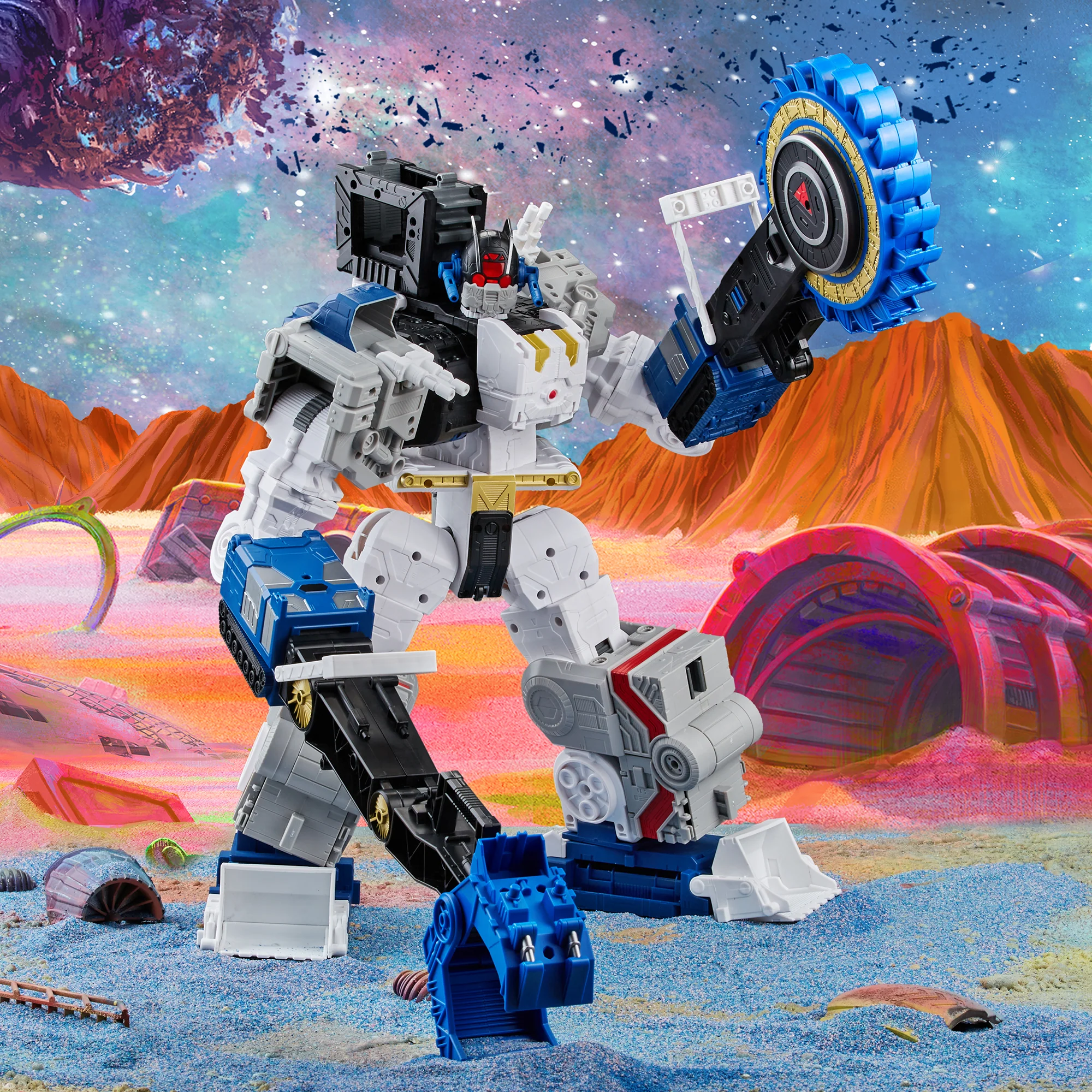 Transformers Generations Legacy Series Titan Cybertron Universe Metroplex 22" Action Figure - Image 6