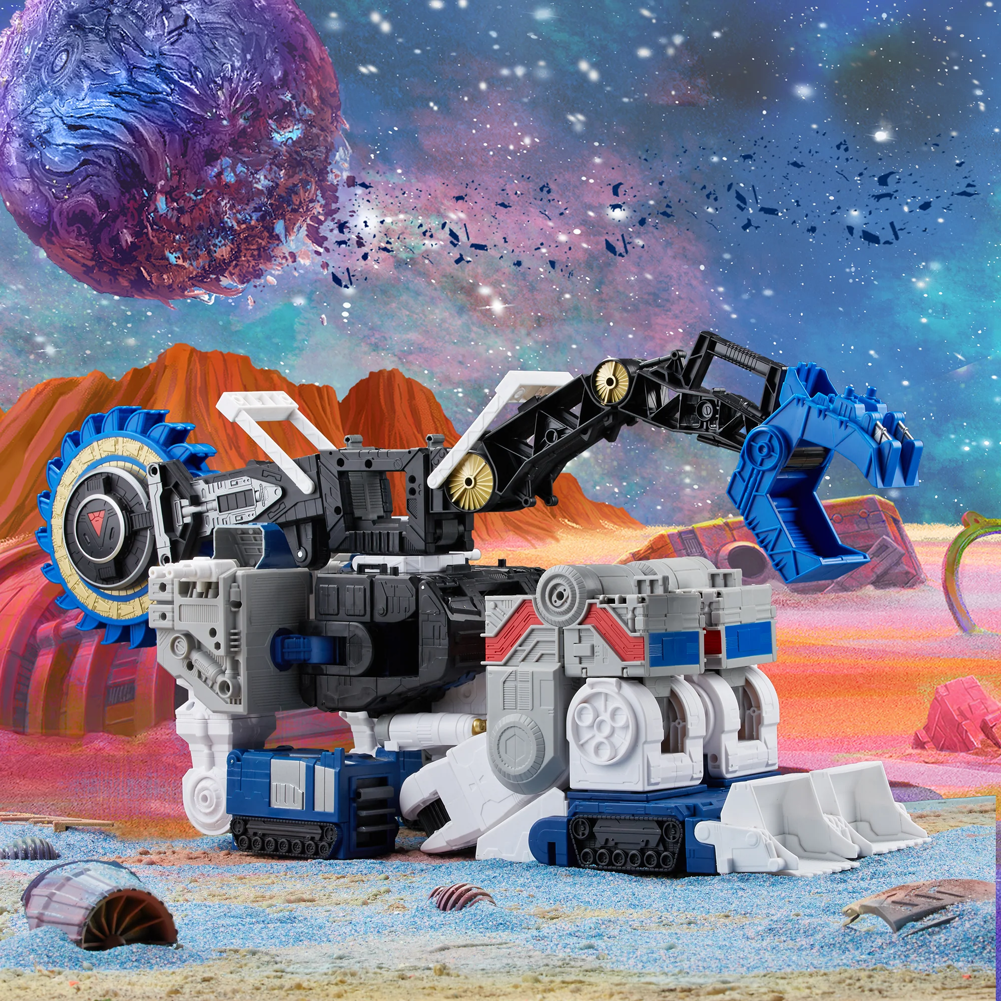 Transformers Generations Legacy Series Titan Cybertron Universe Metroplex 22" Action Figure - Image 7