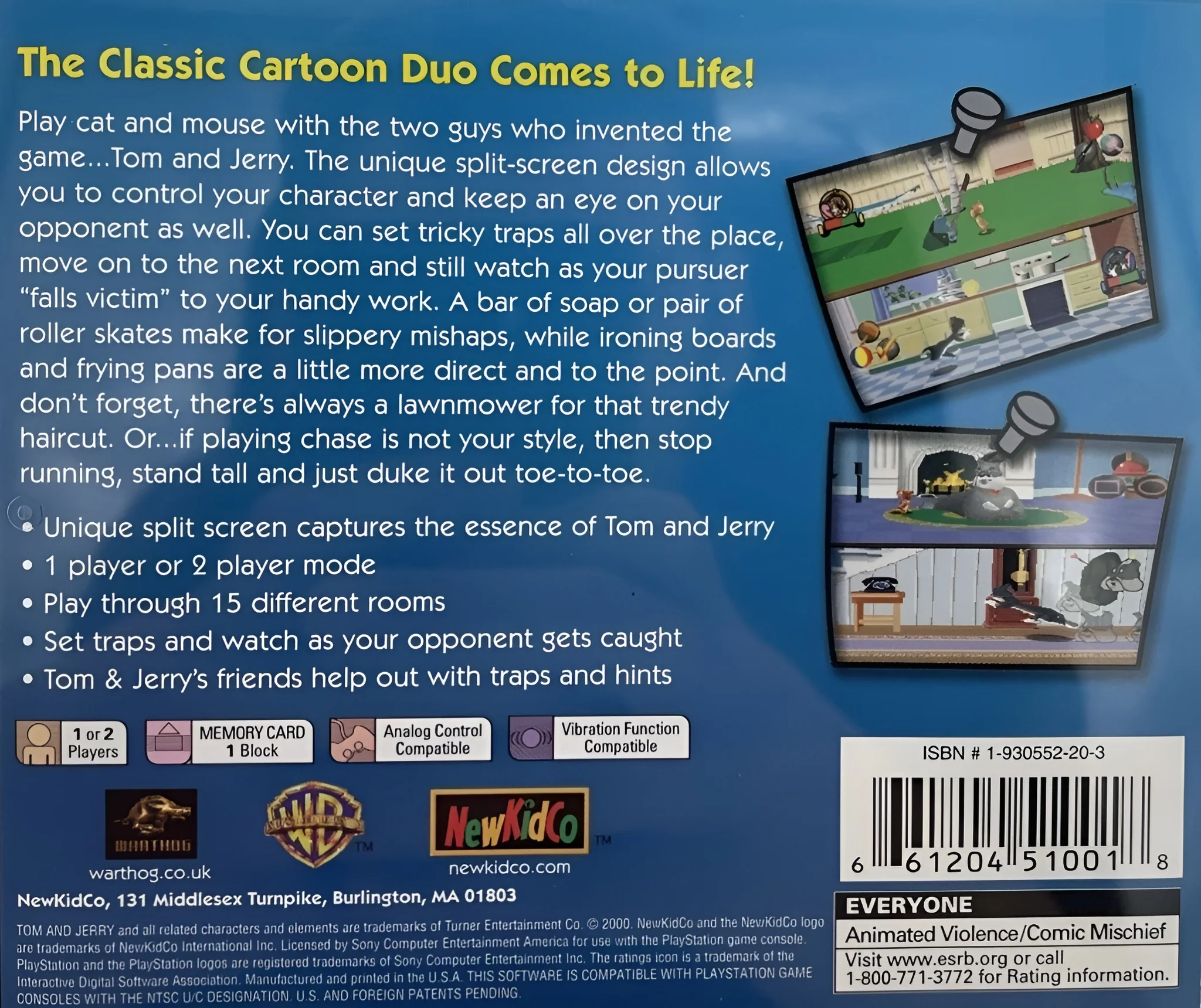 Tom and Jerry In House Trap - PlayStation - Image 2