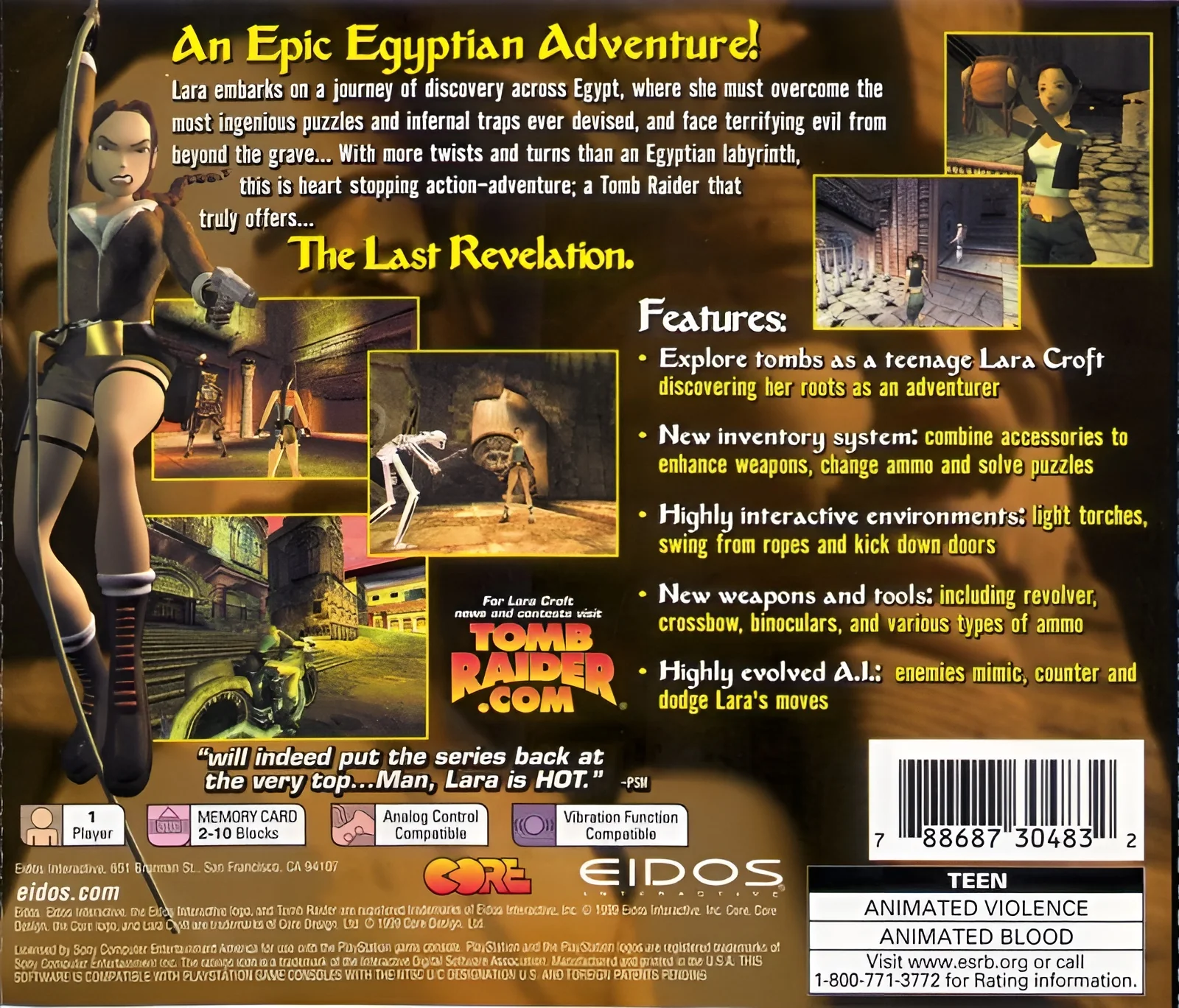 Tomb Raider: The Last Revelation - PlayStation - Image 2