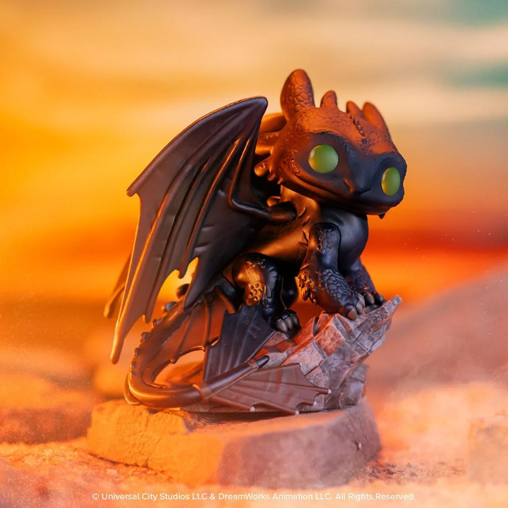 Funko Pop! How to Train Your Dragon Live Action Toothless Deluxe Vinyl Figure #1792 - Image 3