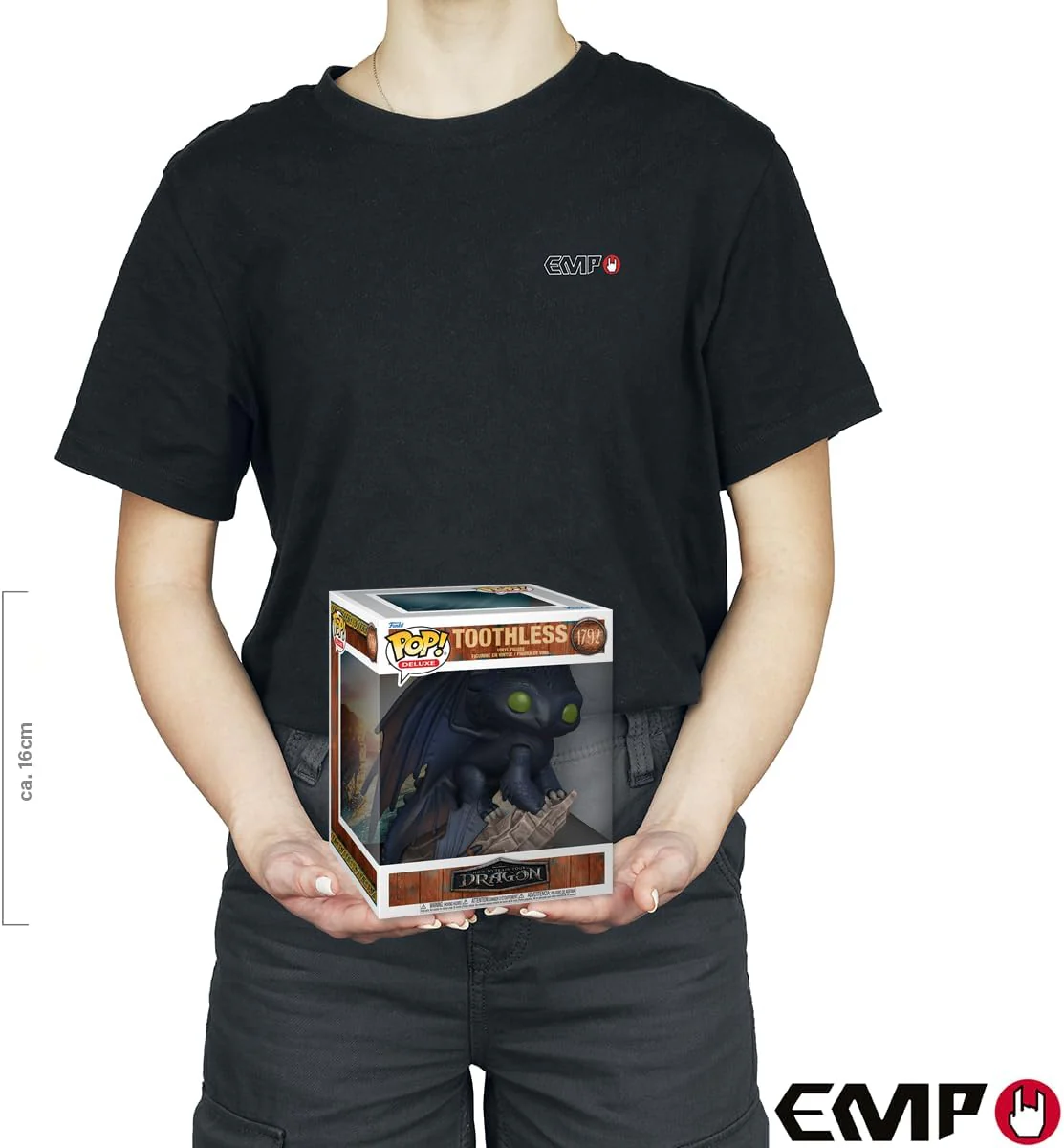 Funko Pop! How to Train Your Dragon Live Action Toothless Deluxe Vinyl Figure #1792 - Image 4