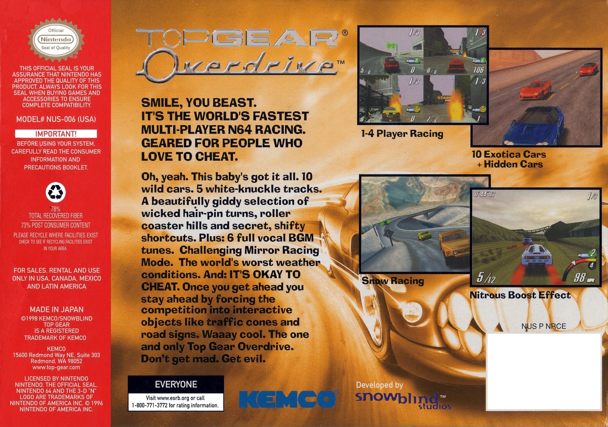 Top Gear Overdrive - Nintendo 64 - Image 2