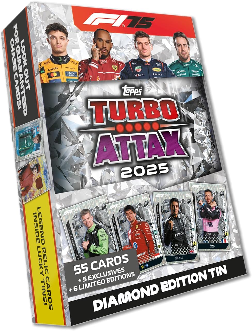 Topps Turbo Attax F1 2025: Mega Tin Diamond Edition