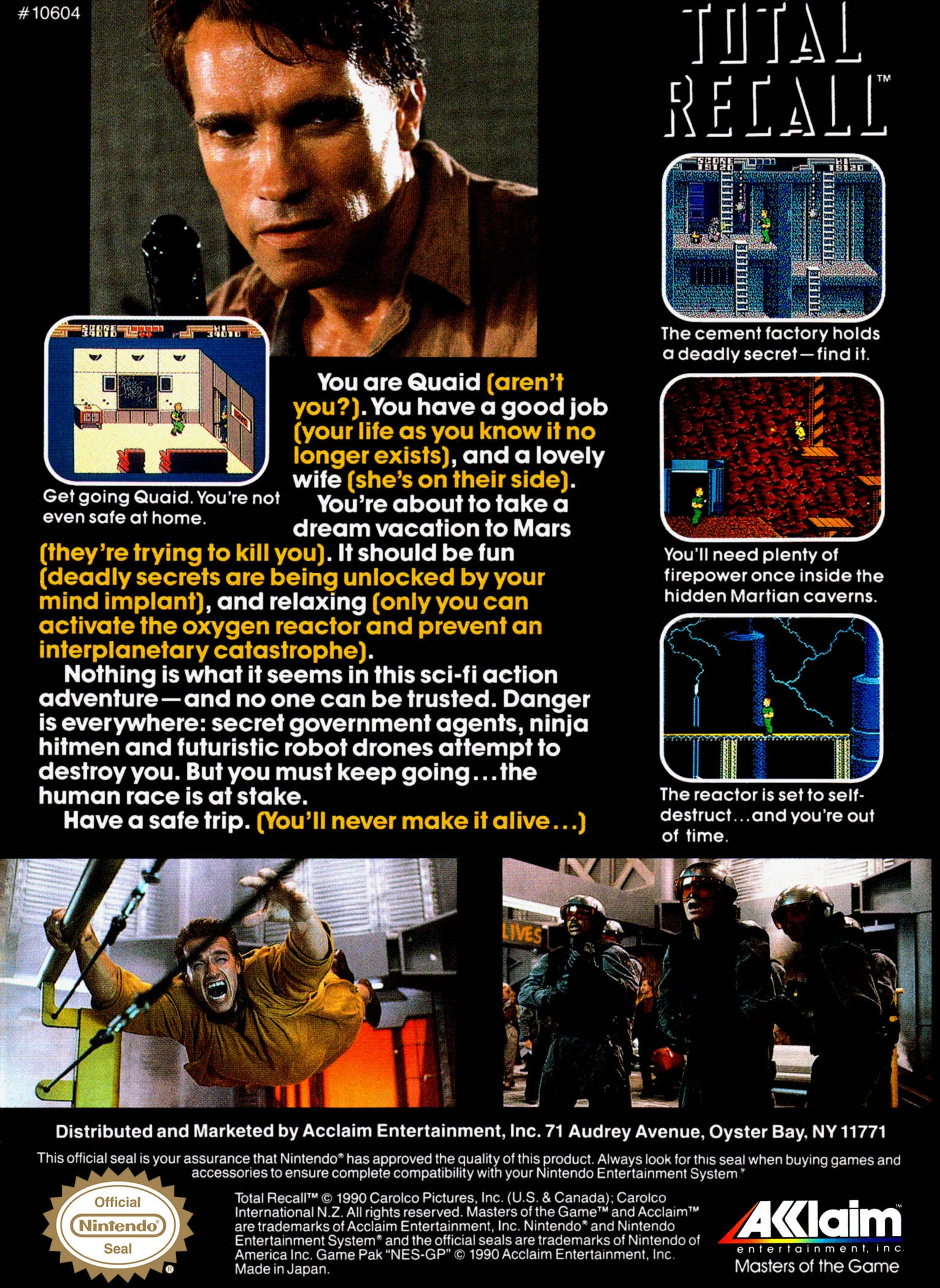 Total Recall - NES - Image 2