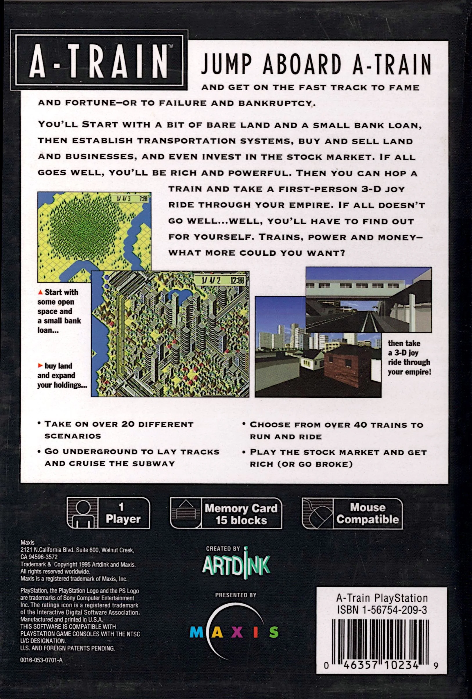 A-Train - PlayStation - Image 2