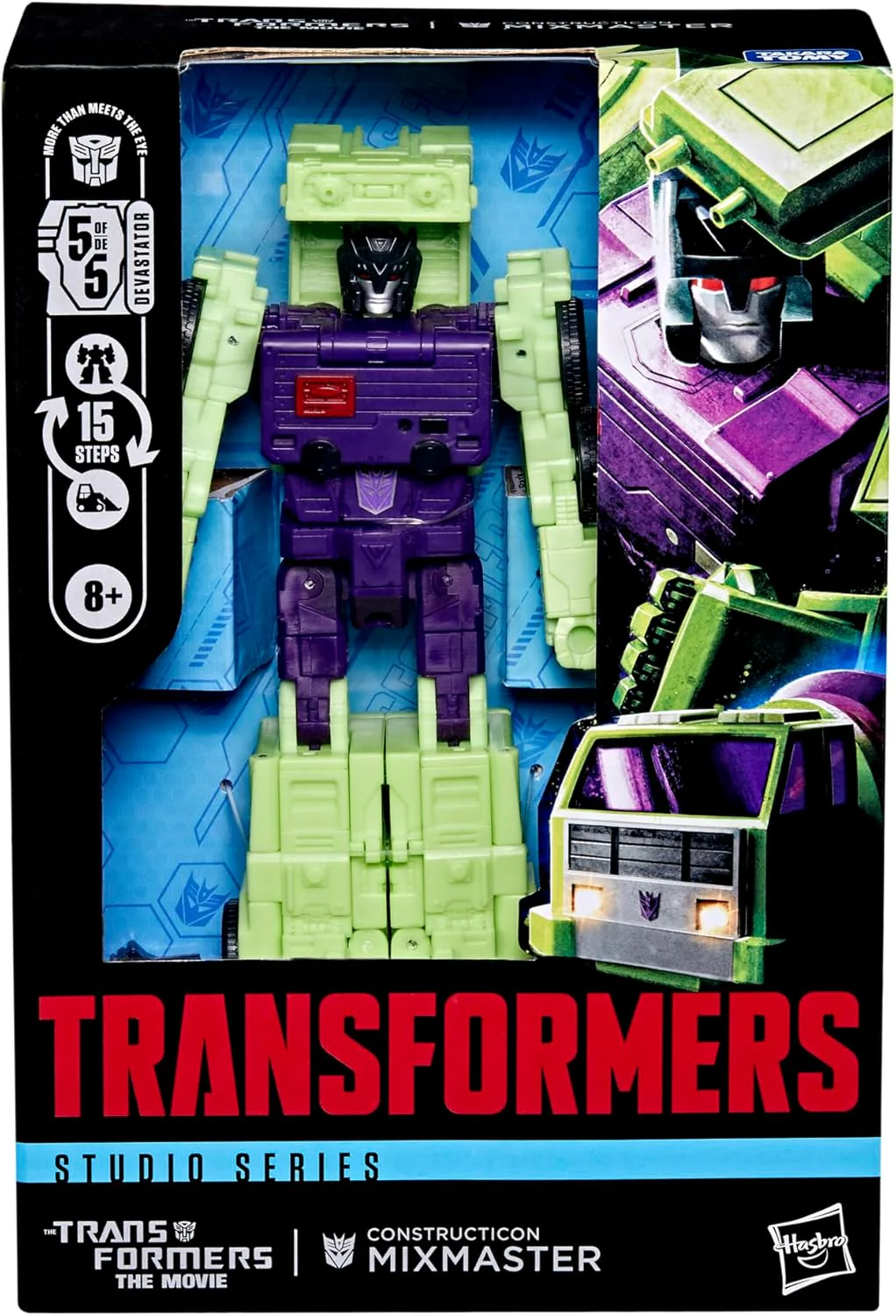 Transformers Studio Series 86 Voyager Class Transformers: The Movie Constructicon Mixmaster