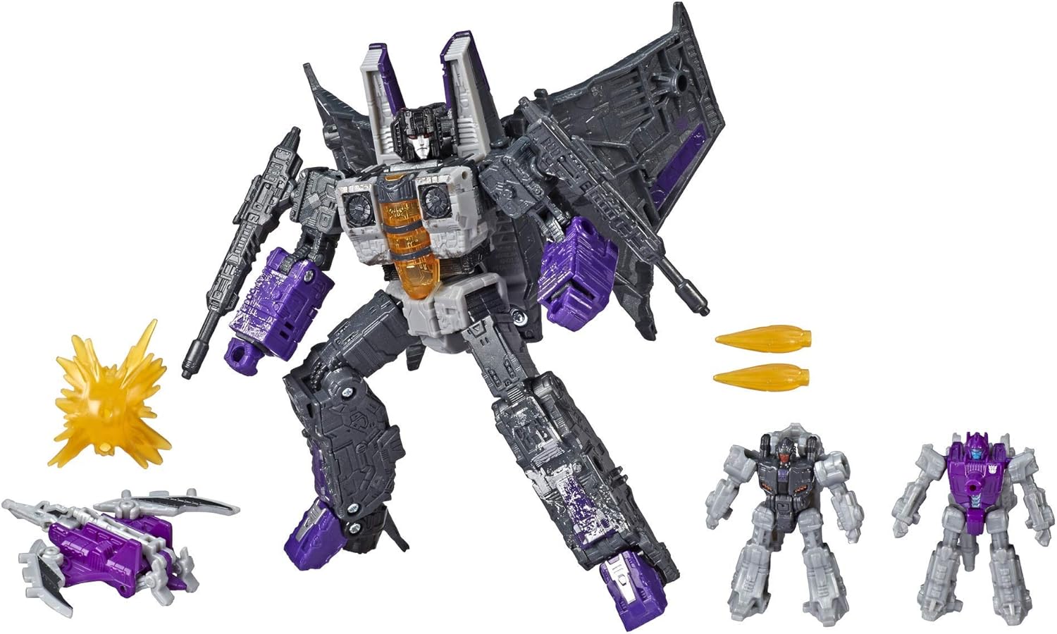 Transformers Generations War for Cybertron Siege Voyager WFC-S27 Decepticon Phantomstrike Squadron 4 - Image 2