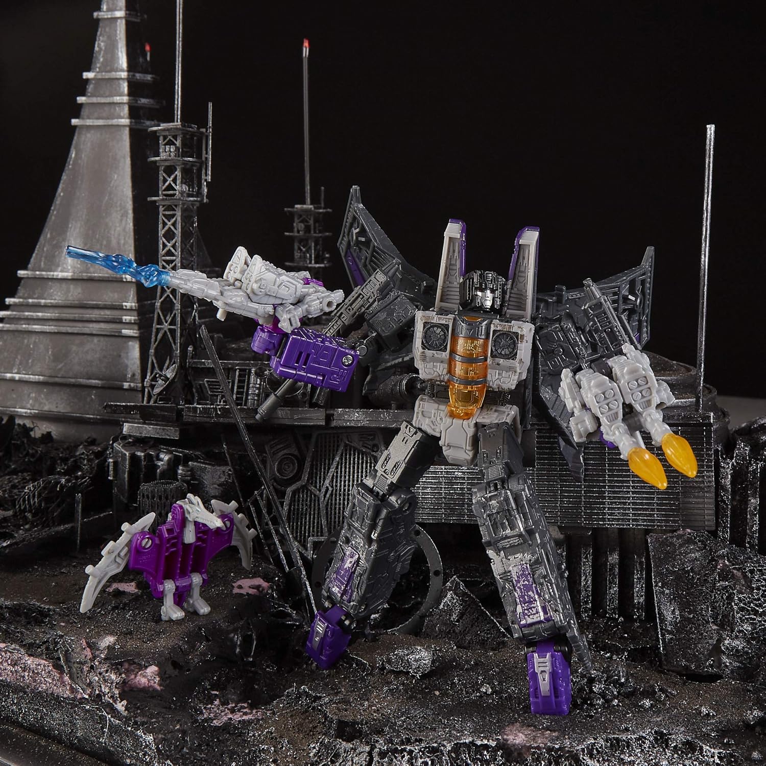 Transformers Generations War for Cybertron Siege Voyager WFC-S27 Decepticon Phantomstrike Squadron 4 - Image 4