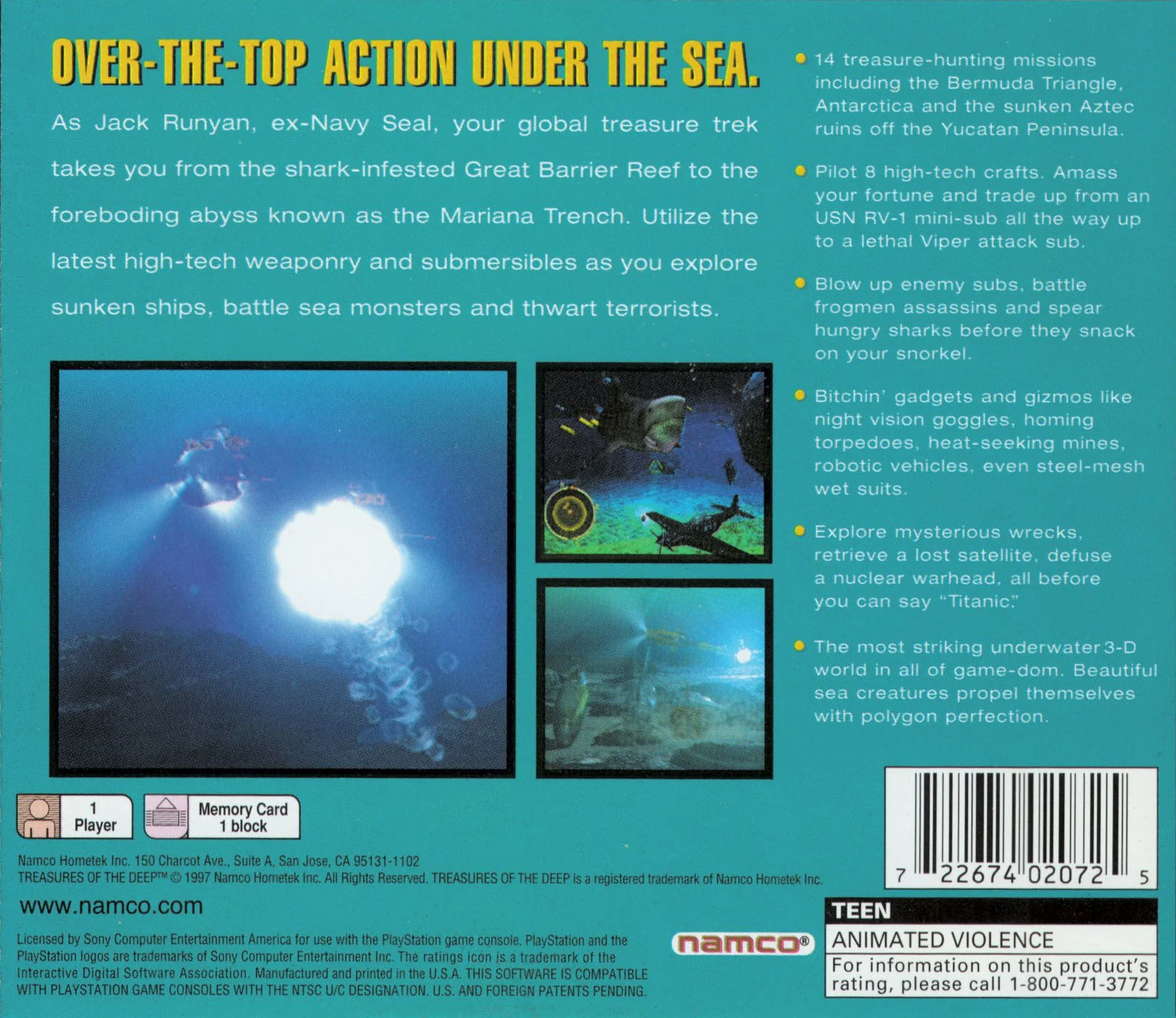Treasures of the Deep - PlayStation - Image 2