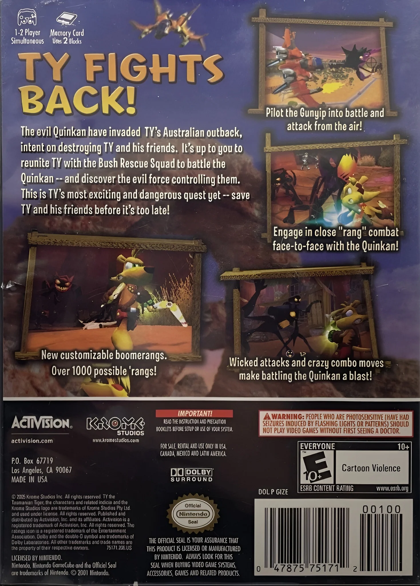 Ty the Tasmanian Tiger - GameCube - Image 2