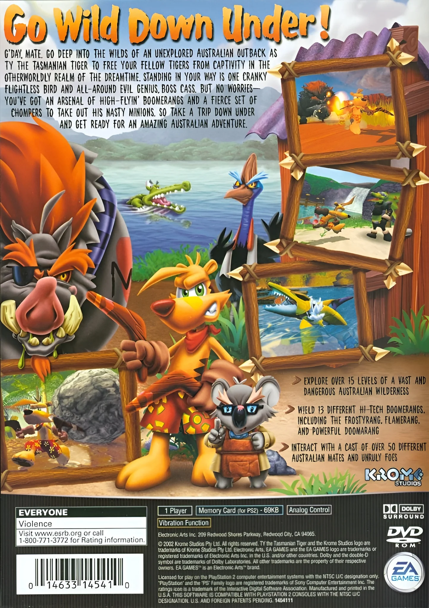 Ty the Tasmanian Tiger - PlayStation 2 - Image 2