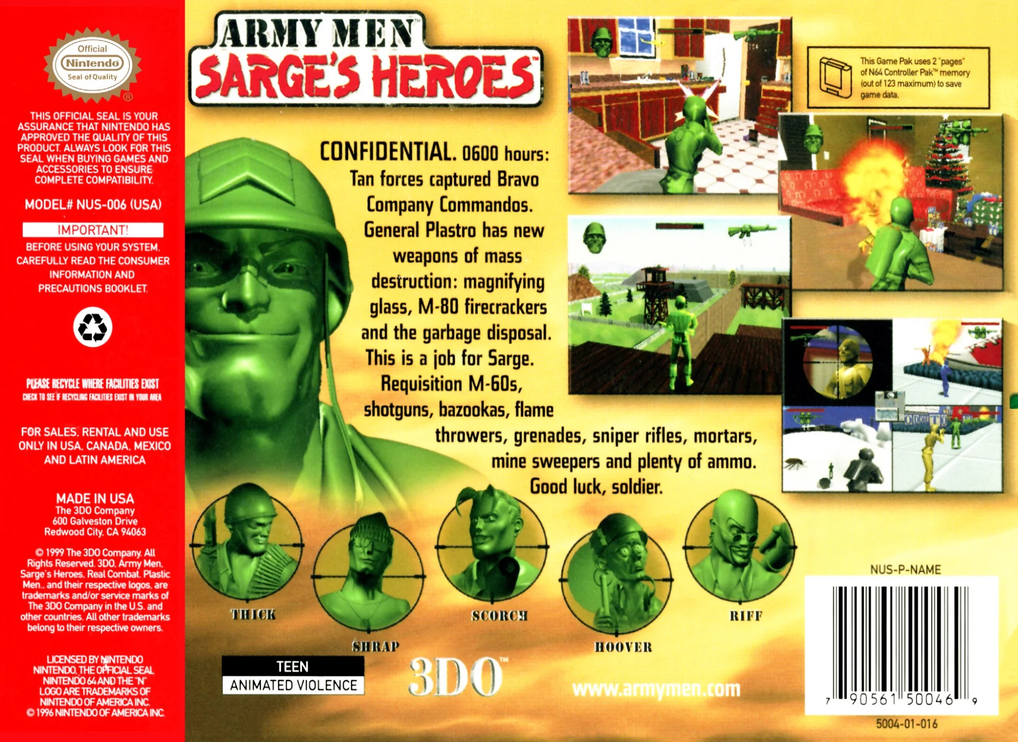 Army Men Sarge's Heroes - Image 2