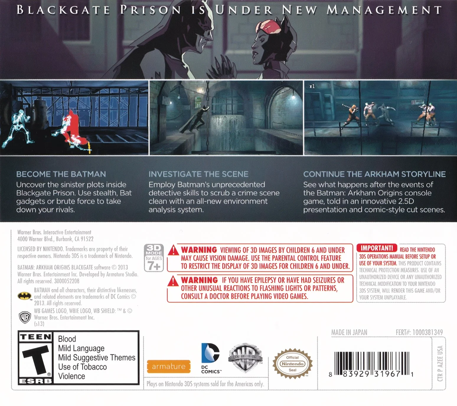 Batman Arkham Origins: Blackgate - Image 2
