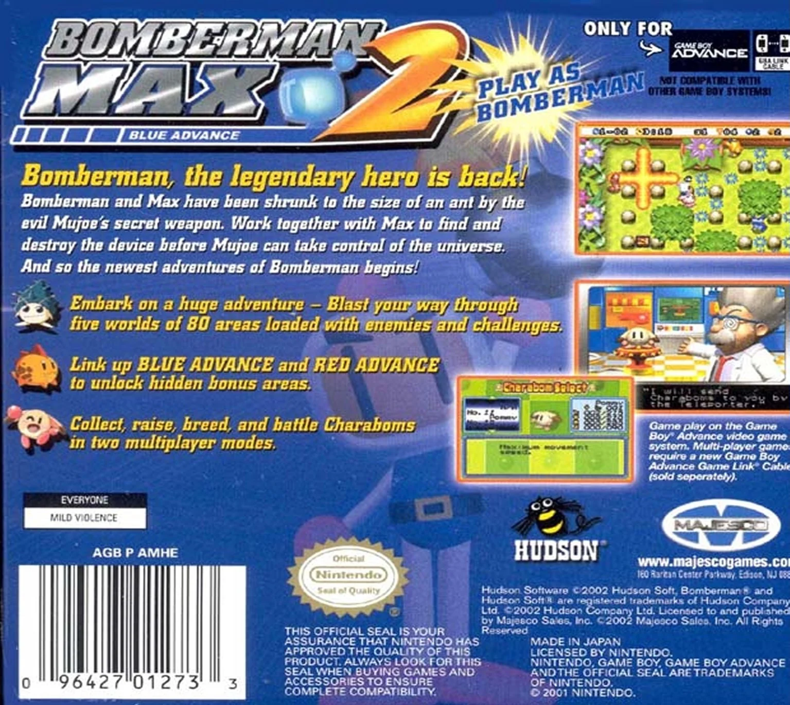 Bomberman Max 2: Blue Advance - Image 2