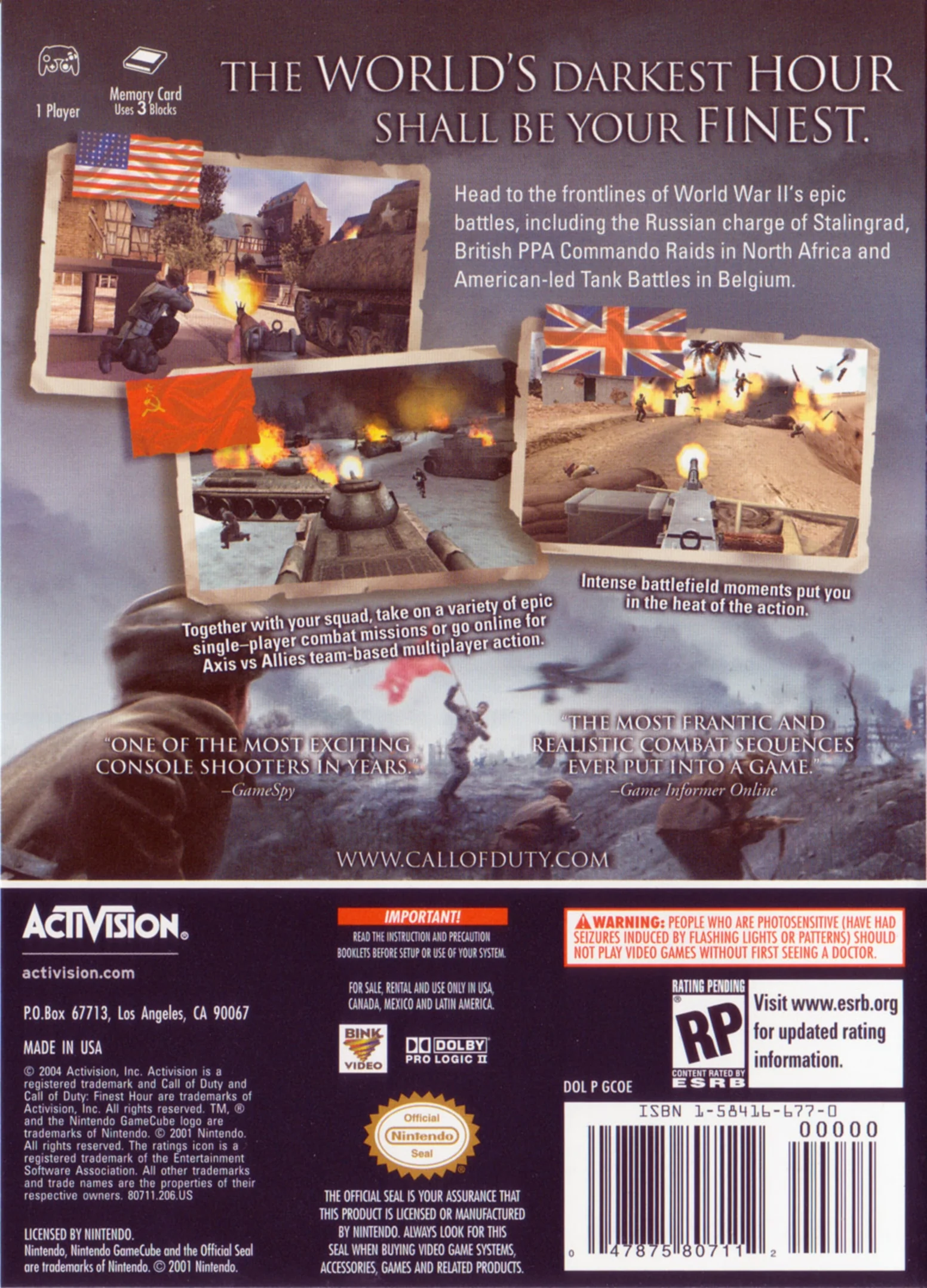 Call of Duty: Finest Hour - Image 2