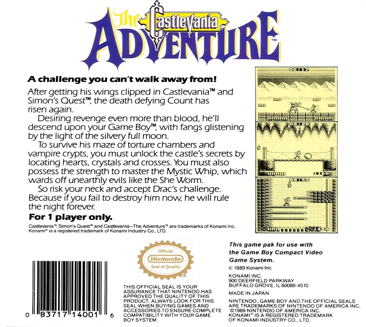 The Castlevania Adventure - Image 2