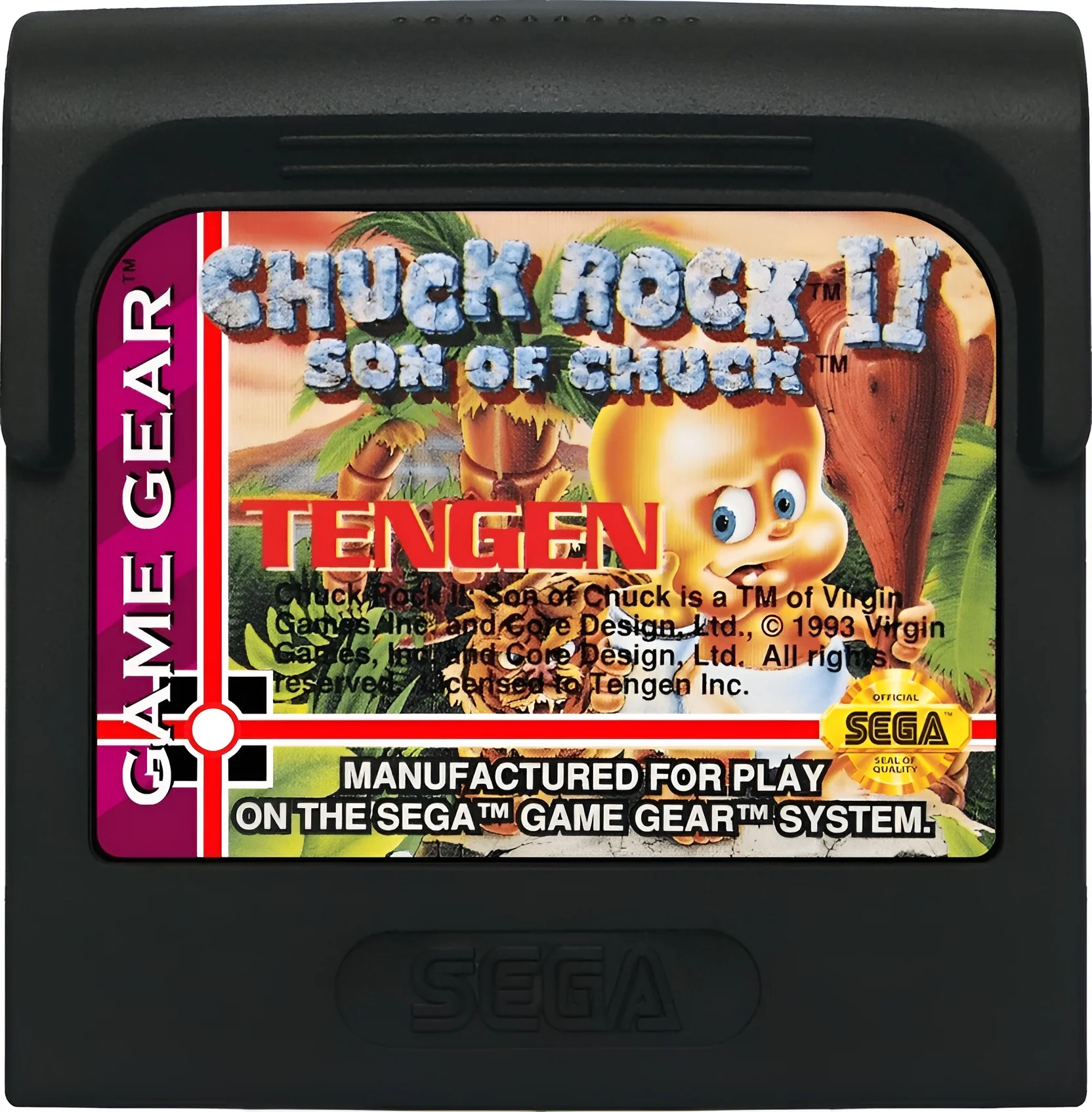 Chuck Rock II Son of Chuck - Sega Game Gear - Image 3